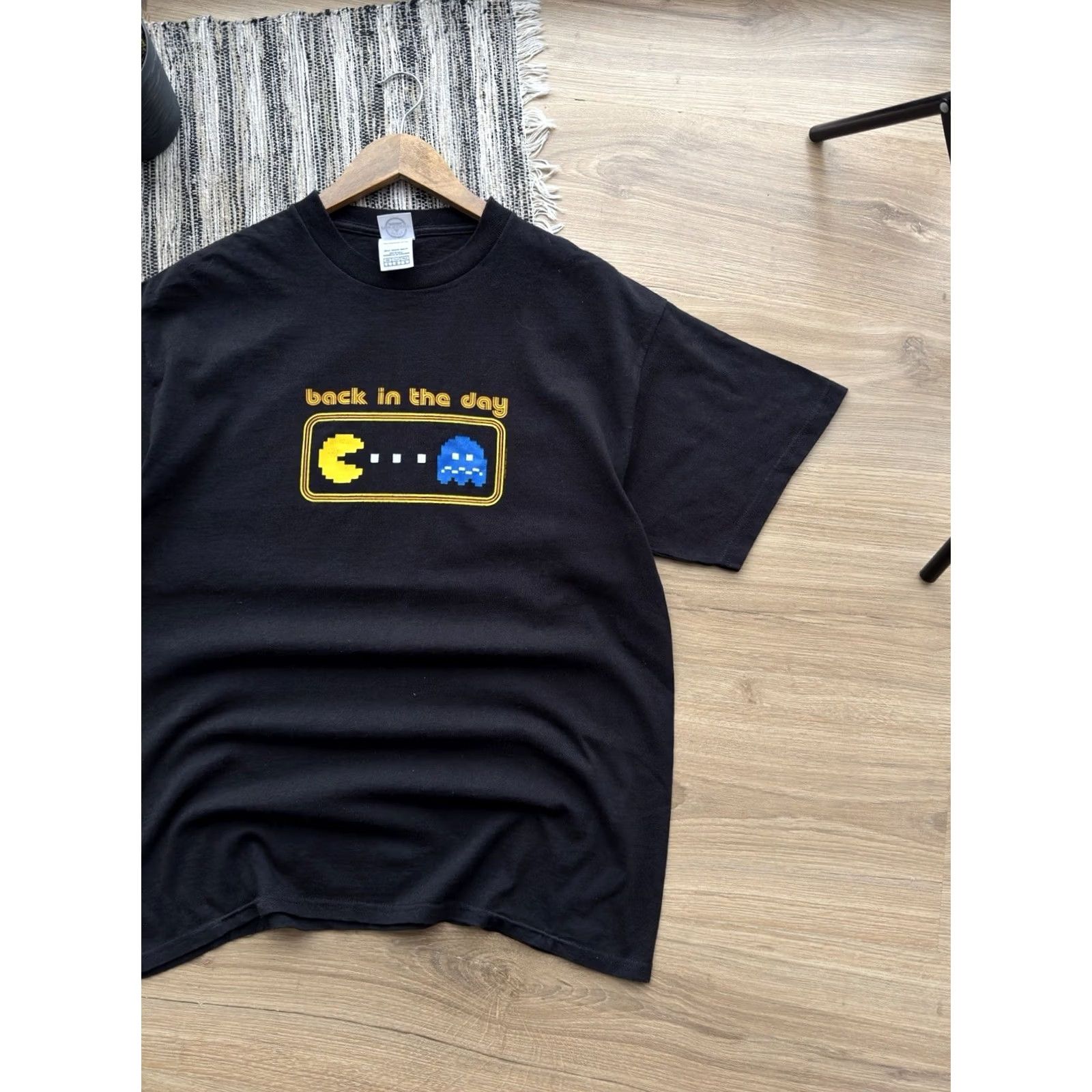 Etro Vintage PAC-MAN Back In The Day Shirt Size L Black Retro Gaming Namco Graphic Print Size US L / EU 52-54 / 3 - 2 Thumbnail