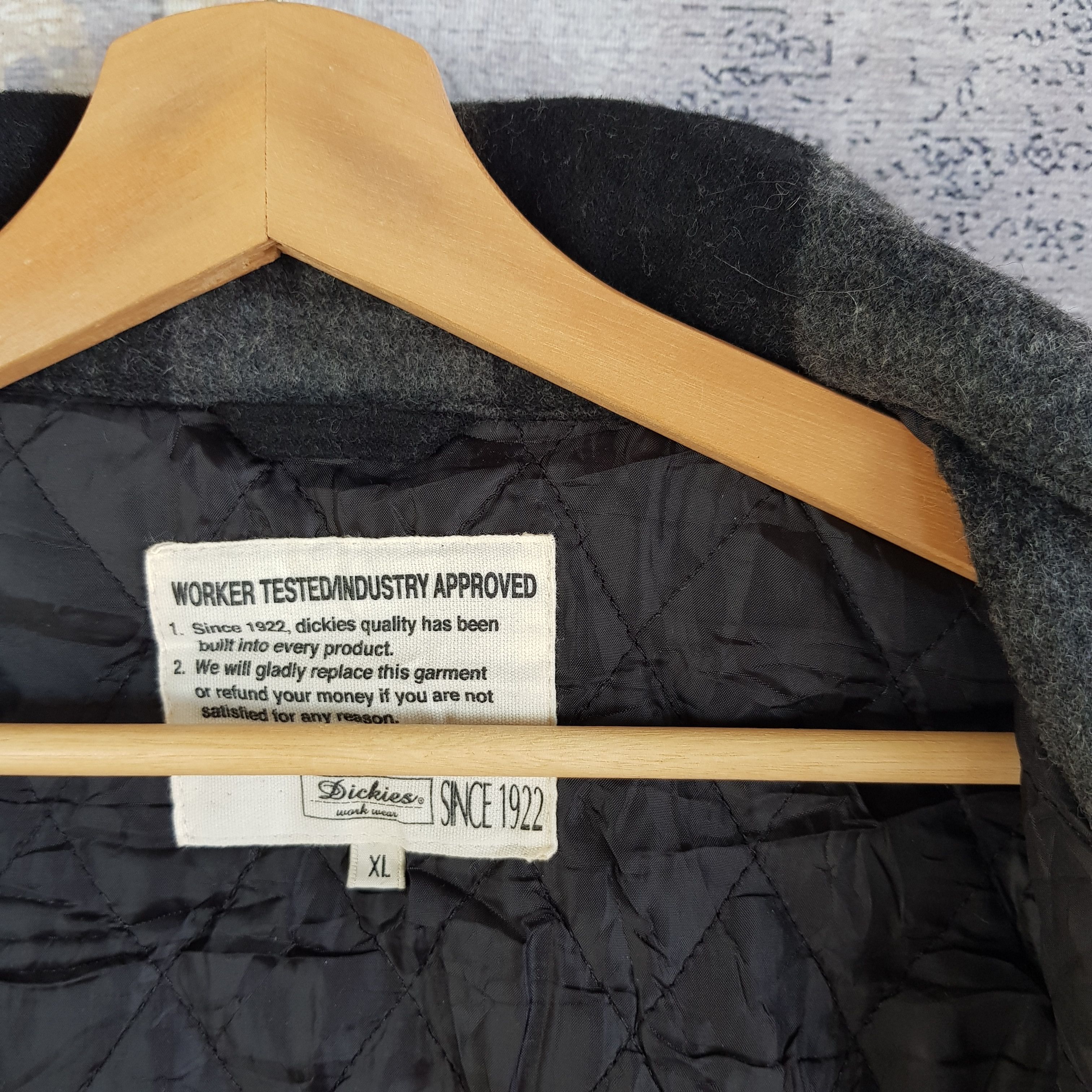 Dickies × Vintage Vintage Dickies Varsity Jacket Tartan Checkered Wool Jacket Size US M / EU 48-50 / 2 - 6 Thumbnail