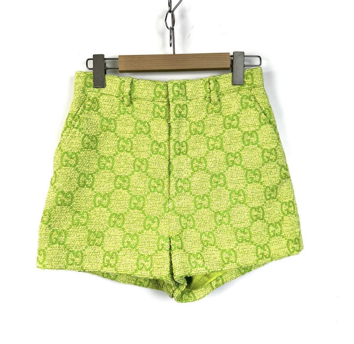 Gucci Gucci / Green All-Over GG Logo Horsebit Tweed-style Set K12 Size XS / US 0-2 / IT 36-38 - 5 Thumbnail