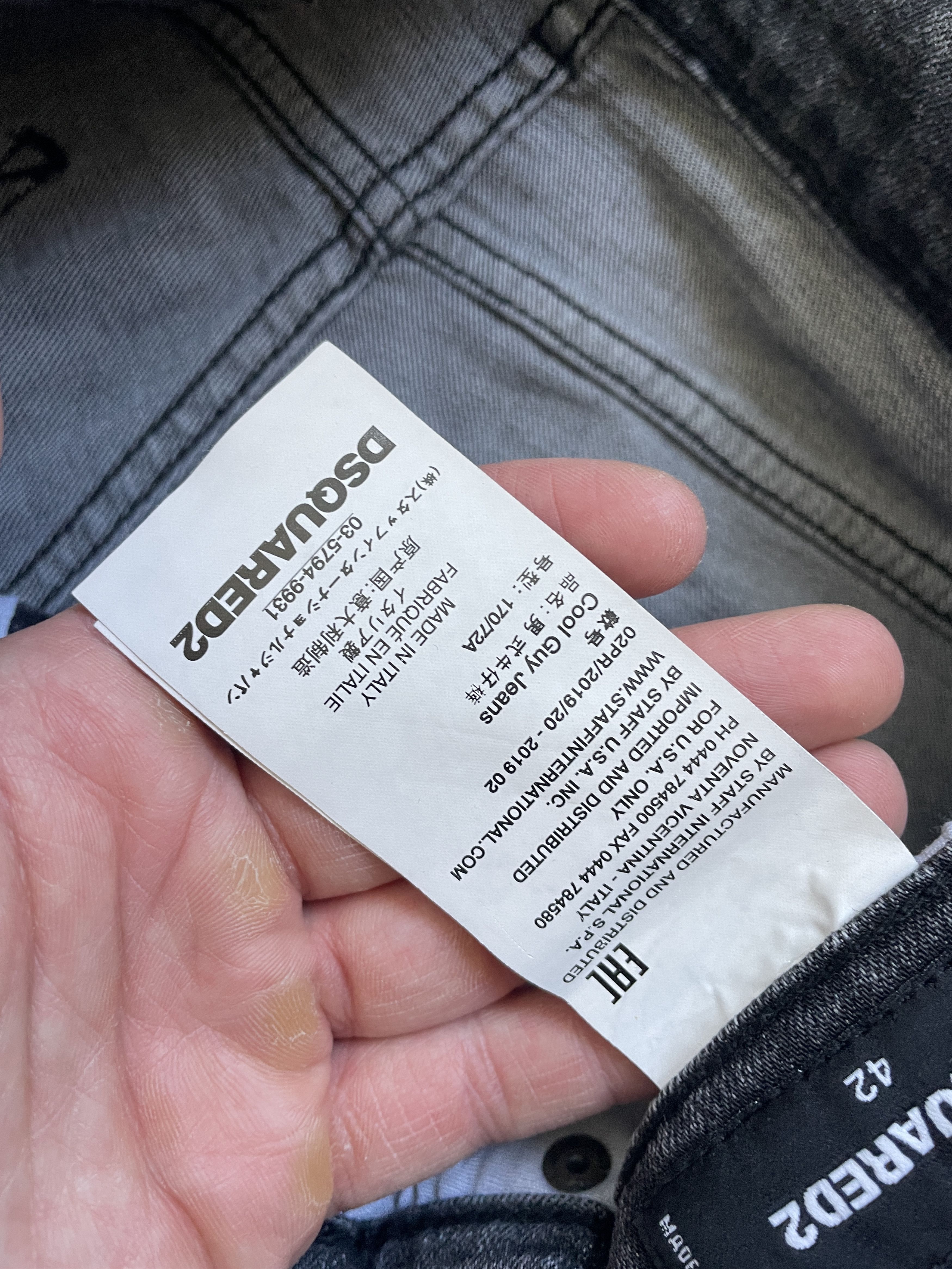 Dsquared2 DSQUARED2 SKINNY GALLERY DEPT TYPE PAINTED DISTRESSED DENIM Size US 29 - 10 Thumbnail