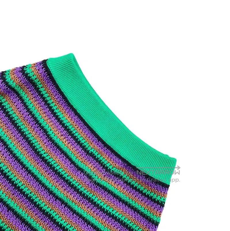Miu Miu Miu Miu Multicolor Cotton Women's Skirt . Size 28" / US 6 / IT 42 - 3 Thumbnail