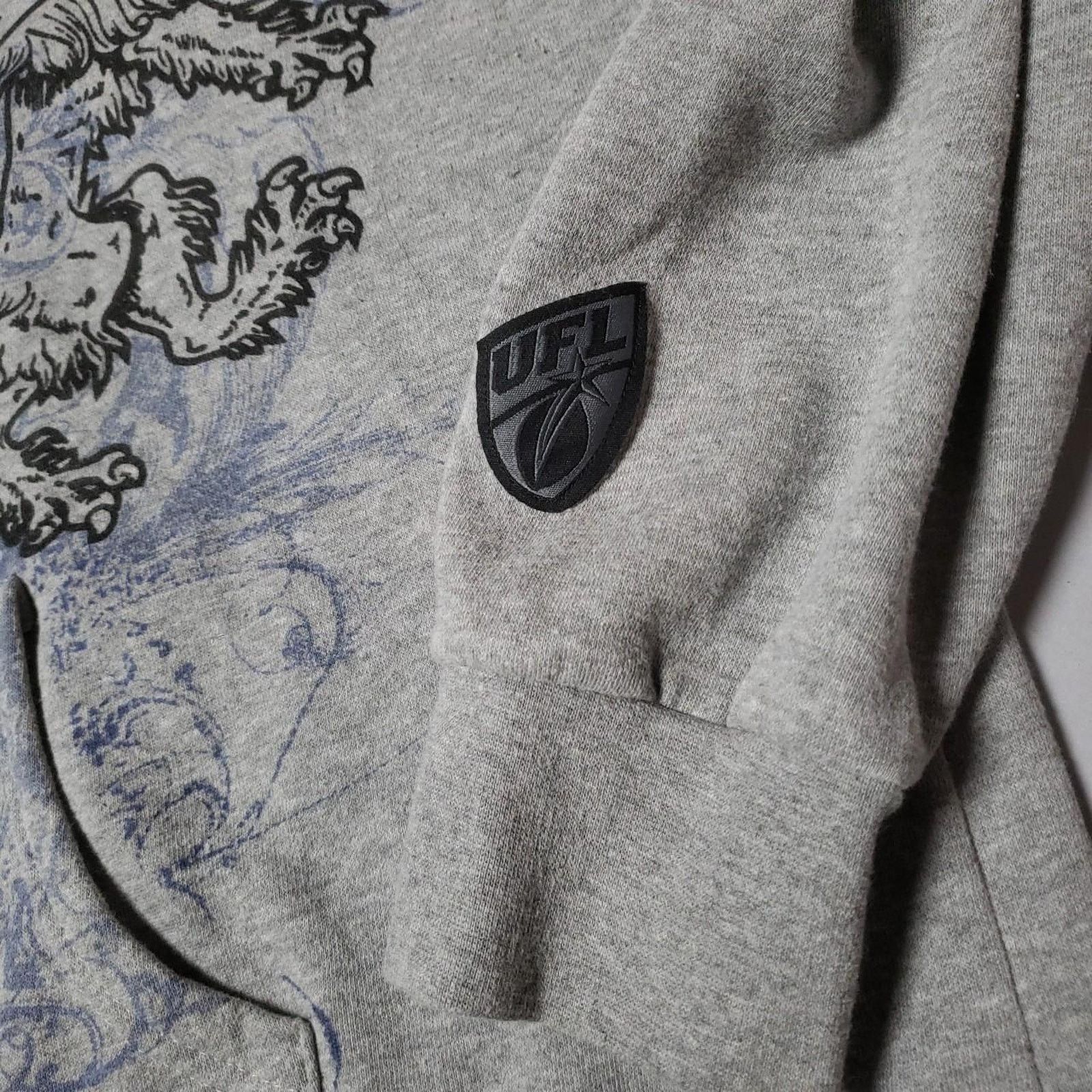 Vintage UFL 2009 FL Tuskers grunge zip up Mens Large Size US L / EU 52-54 / 3 - 6 Thumbnail