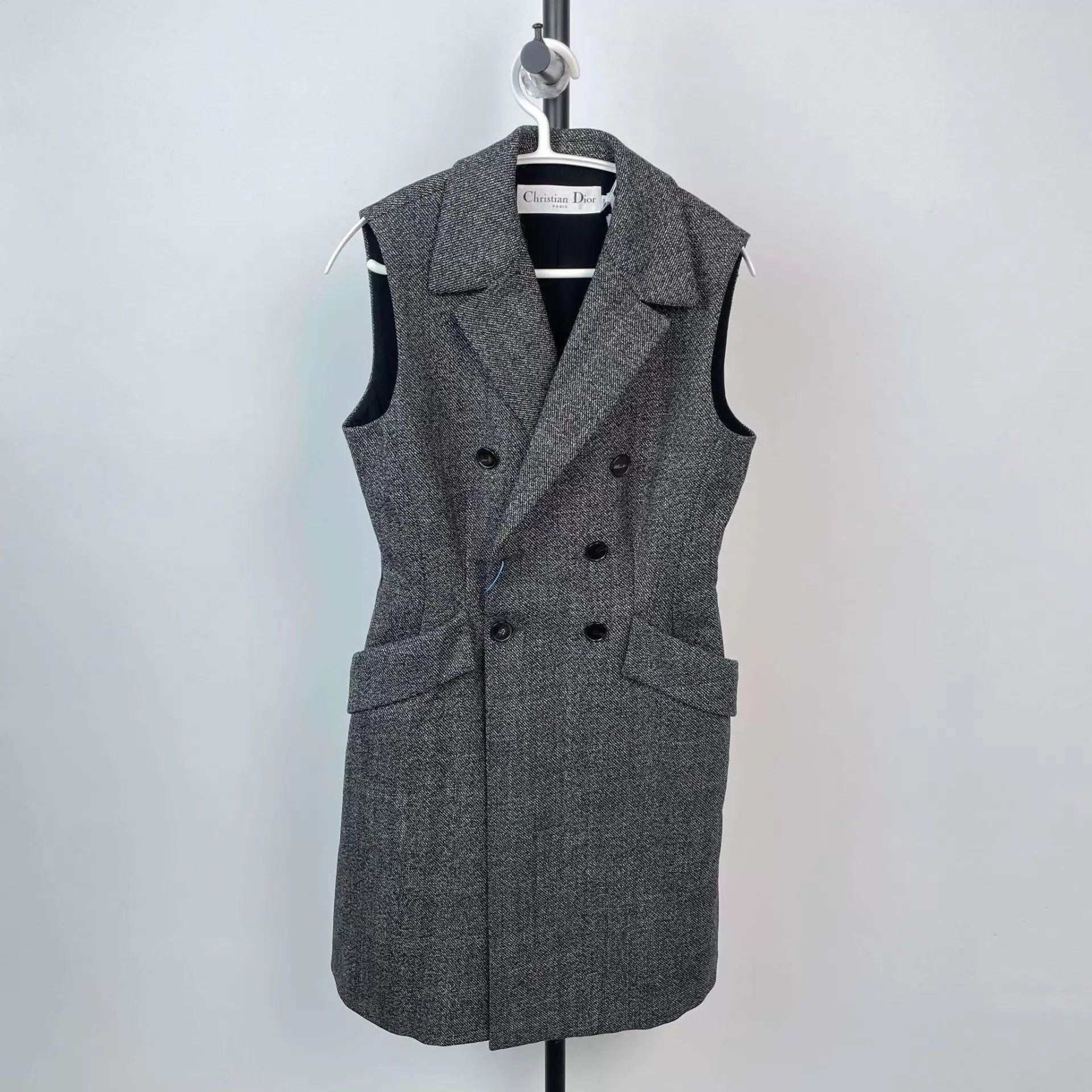 Dior Dior sleeveless maxi dress gray 38 Size XS / US 0-2 / IT 36-38 - 1 Thumbnail