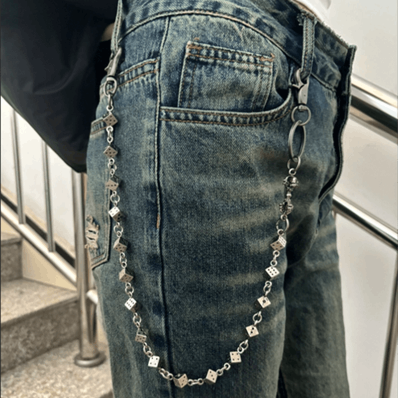 Jewelry Metal Big Wallet Chain, Pants Chain Size ONE SIZE - 5 Thumbnail