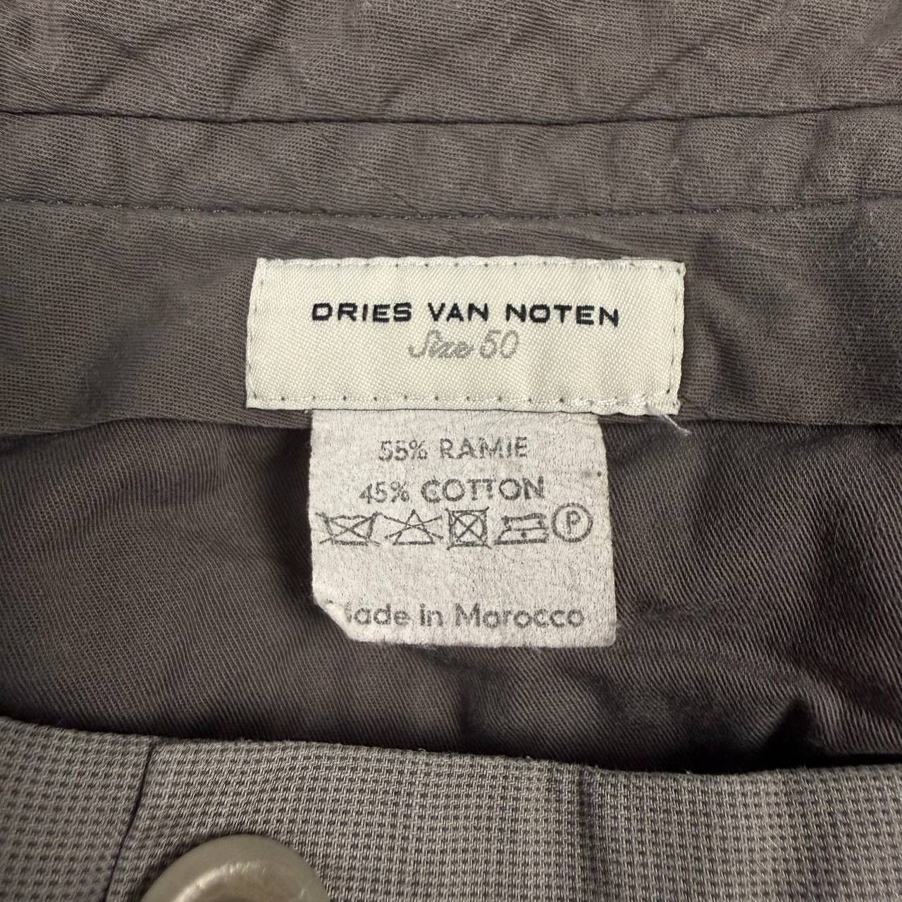 Dries Van Noten Dries Van Noten Classic Formal Straight Leg Pants Size US 34 / EU 50 - 7 Thumbnail