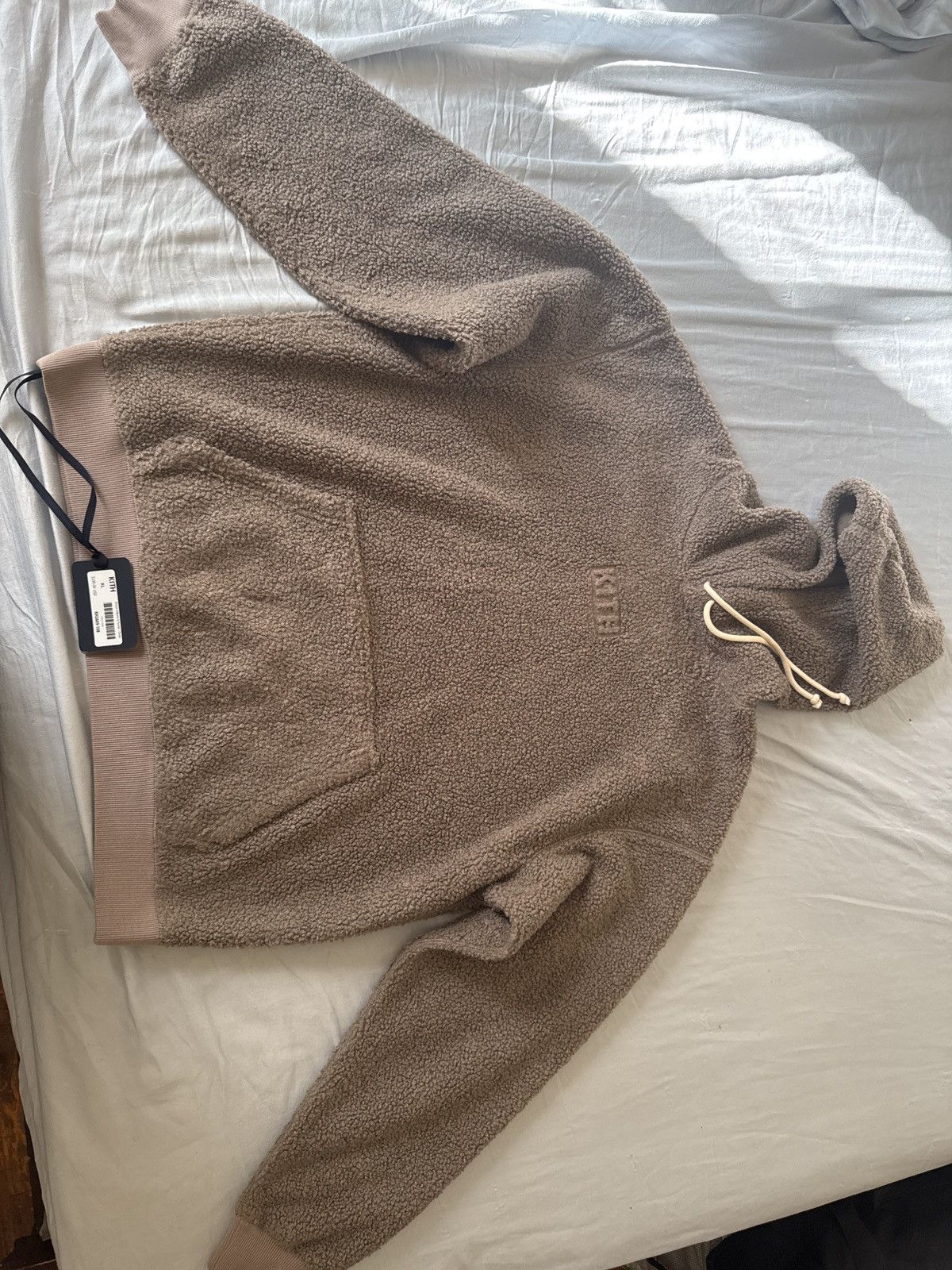 【KITH】Kith チェック柄サテン Dayton Combo プルオーバー Kith Women Checkered Satin Dayton Combo Pullover - Nightshade