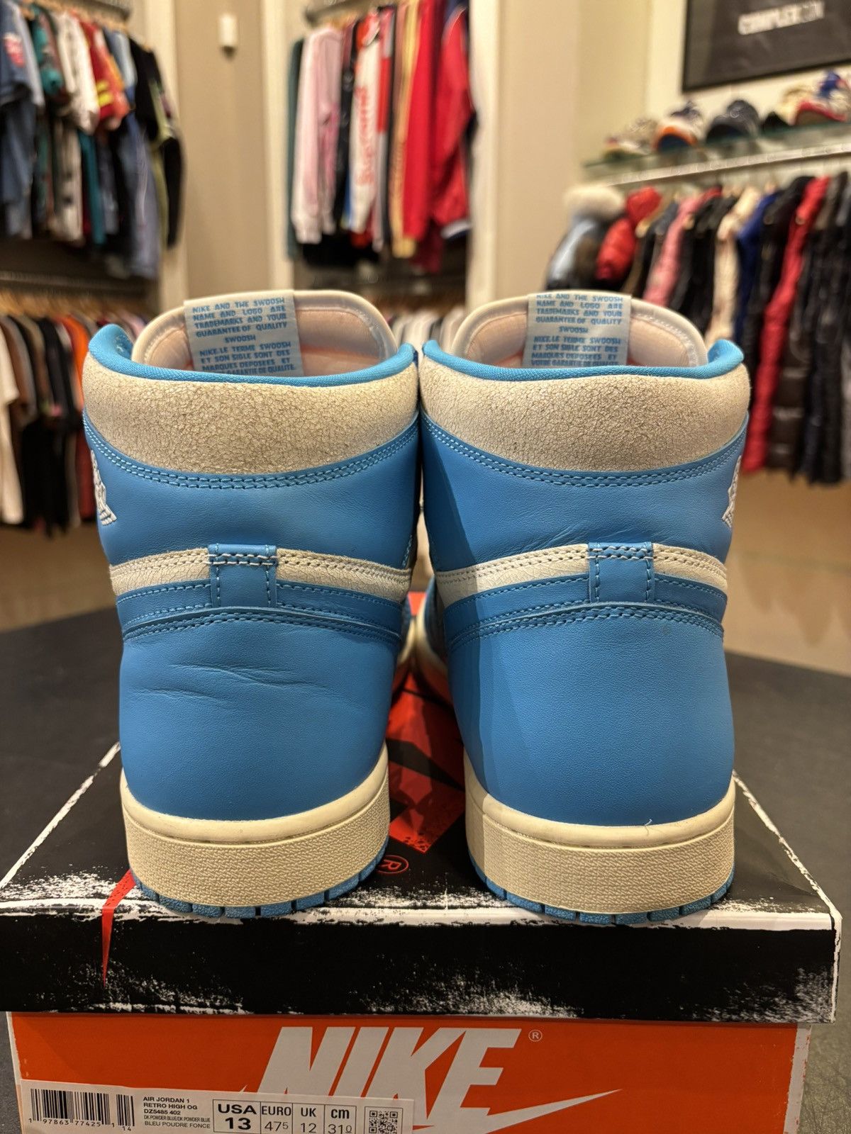 Jordan Brand Jordan 1 Retro High OG ‘UNC Reimagined’ Size US 13 / EU 46 - 3 Thumbnail