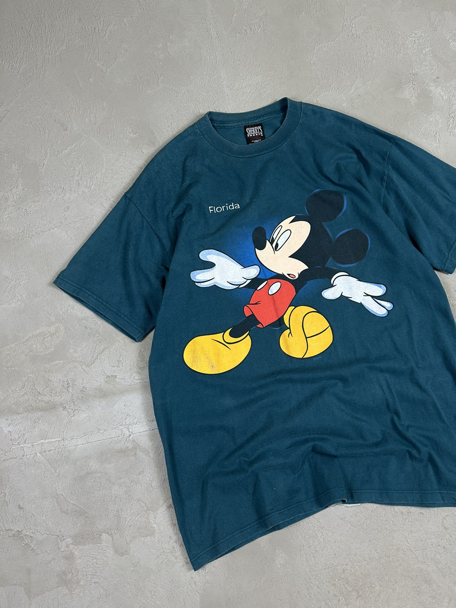 Disney 90s Vintage Mickey Mouse Florida Disney T-shirt Size US XL / EU 56 / 4 - 2 Thumbnail