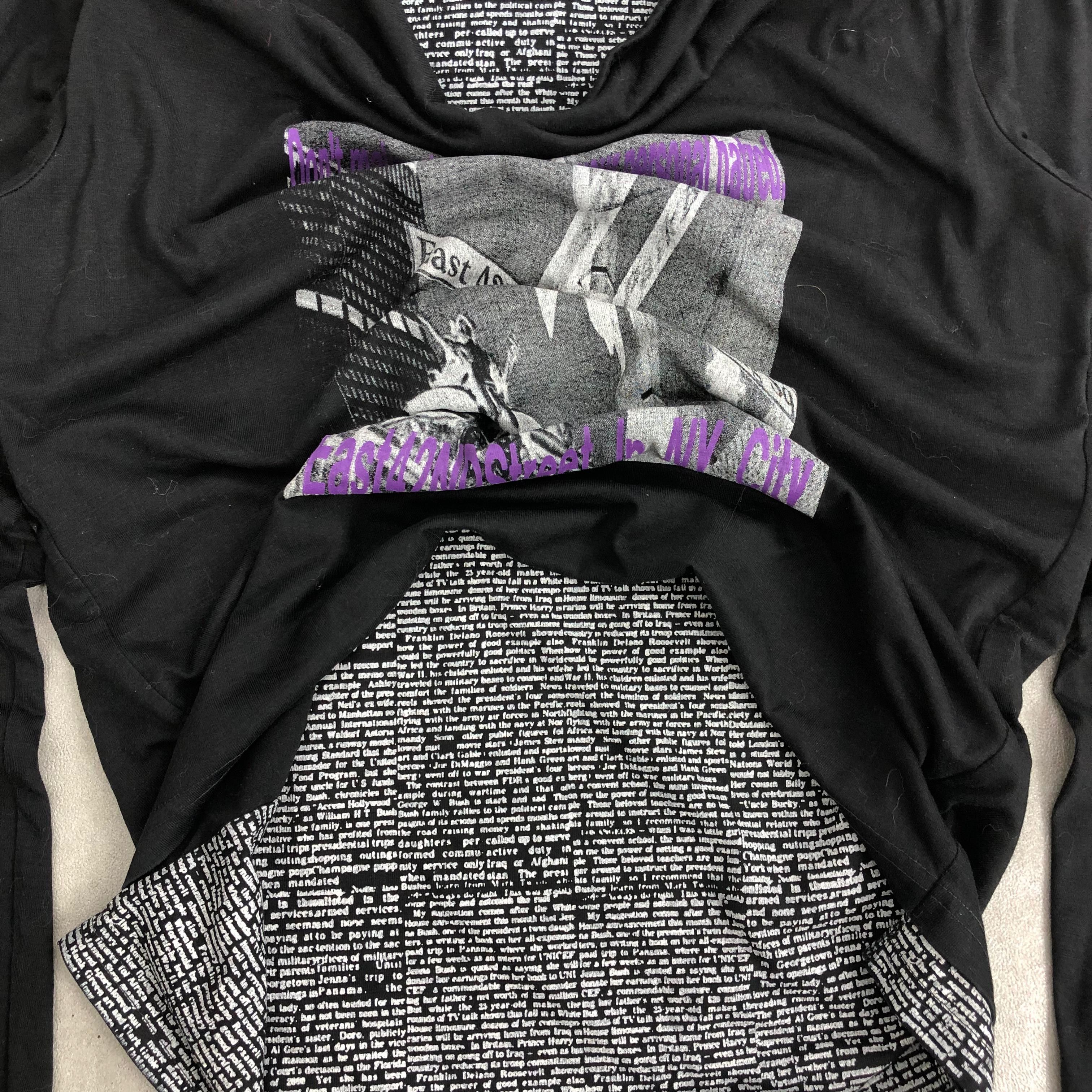 Japanese Brand Y2K Japanese Double Layers Print Gothic Poem Fur Zip Hoodie Size US M / EU 48-50 / 2 - 6 Thumbnail