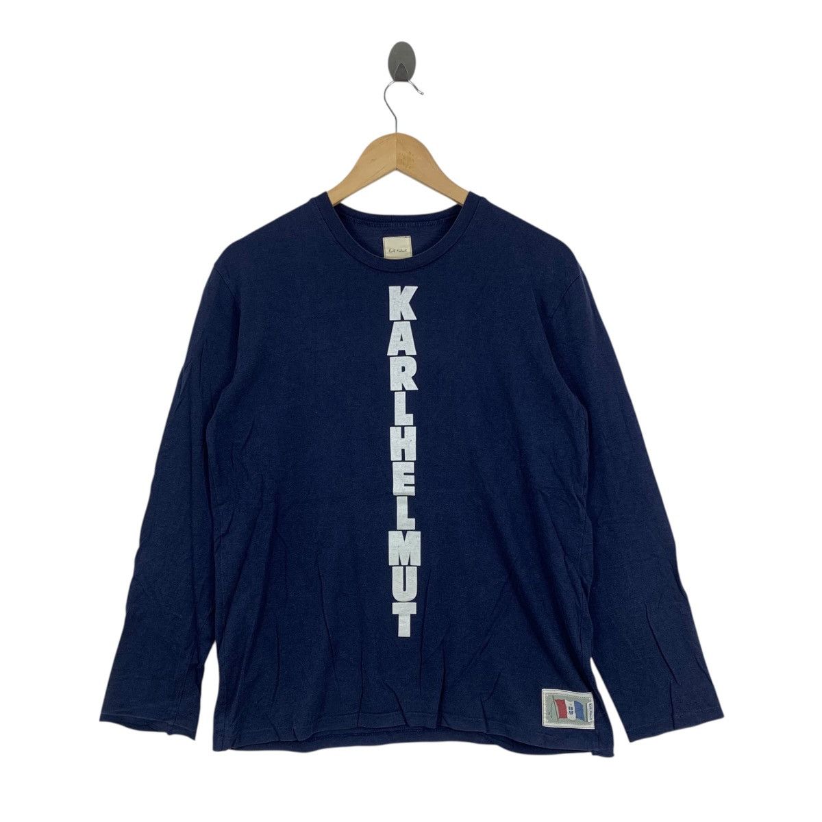 Karl Helmut KARL HELMUT Lang Japanese Brand Long Sleeve Tshirt Size US M / EU 48-50 / 2 - 1 Thumbnail