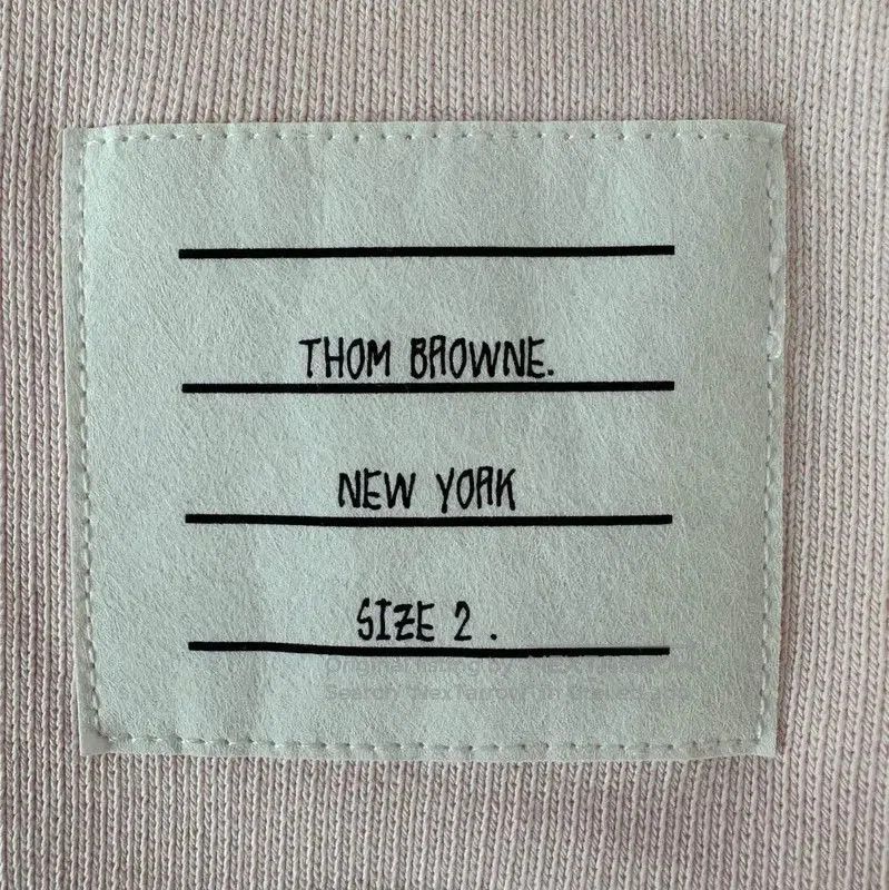 Thom Browne Thom Browne Pink Cotton Men's Hoodie . Size US XXS / EU 40 - 4 Thumbnail