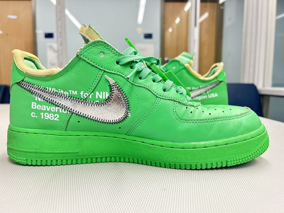 Nike “OFF-WHITE” AIRFORCE 1 BROKLYN Size US 10.5 / EU 43-44 - 5 Thumbnail
