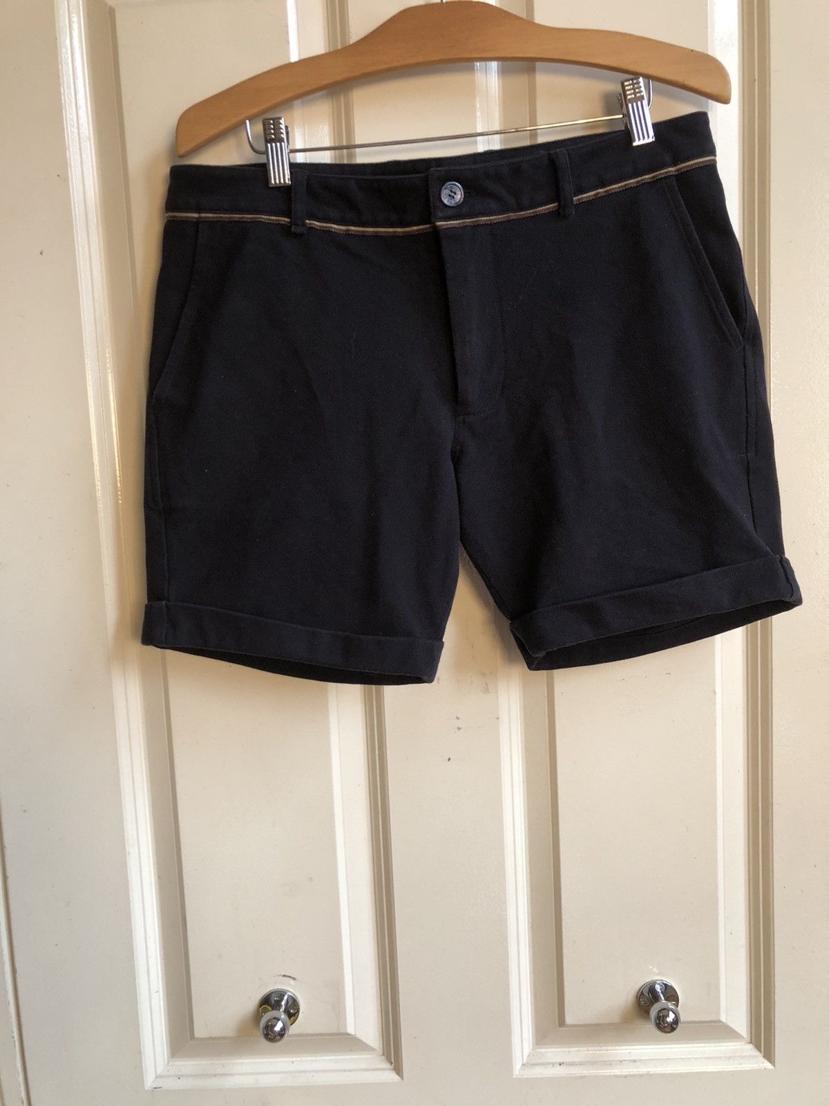 Fendi Brown & White FF Logo Swimshorts