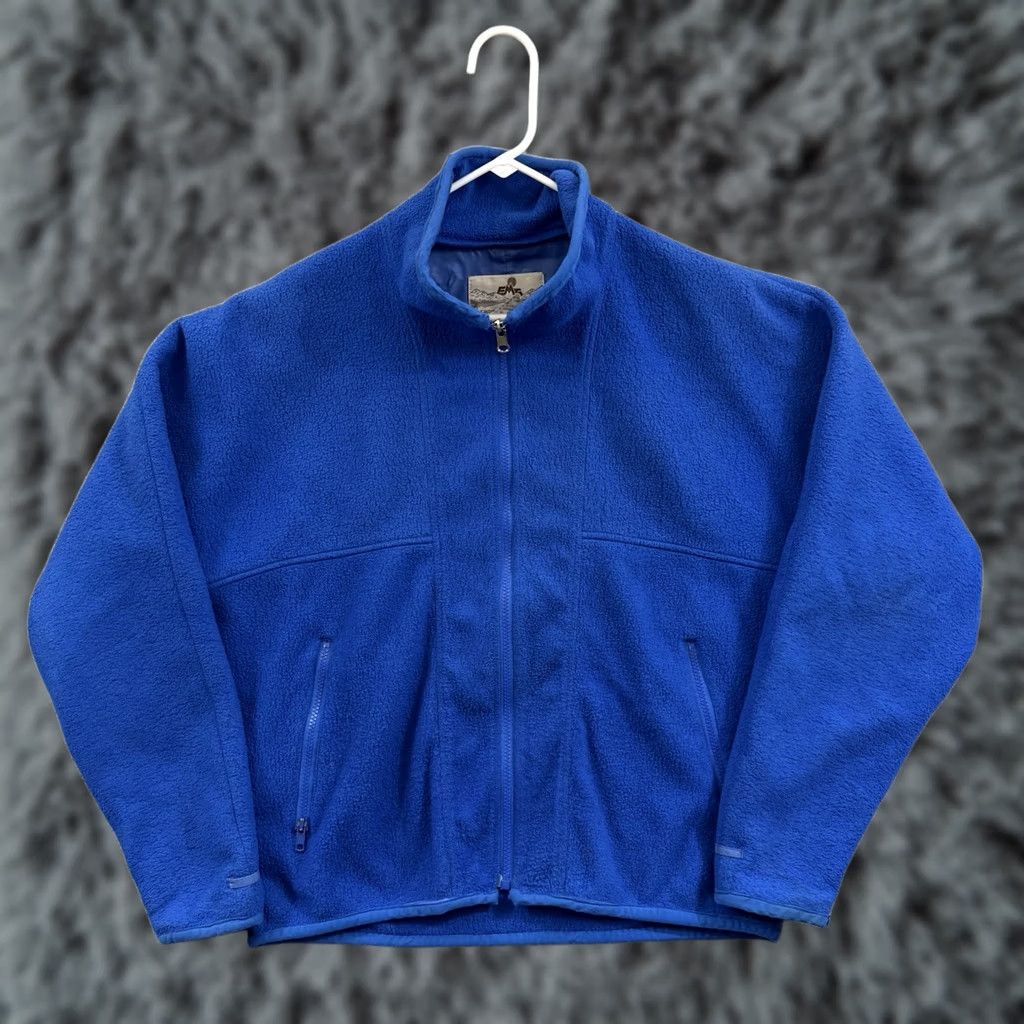 Eastern Mountain Sports VINTAGE EASTERN MOUNTAIN SPORTS Jacket Mens Large Blue Fleece Outdoor Hiking Bomber Full Zip Mid-Length Regular Blue Mens Size US L / EU 52-54 / 3 - 1 Thumbnail