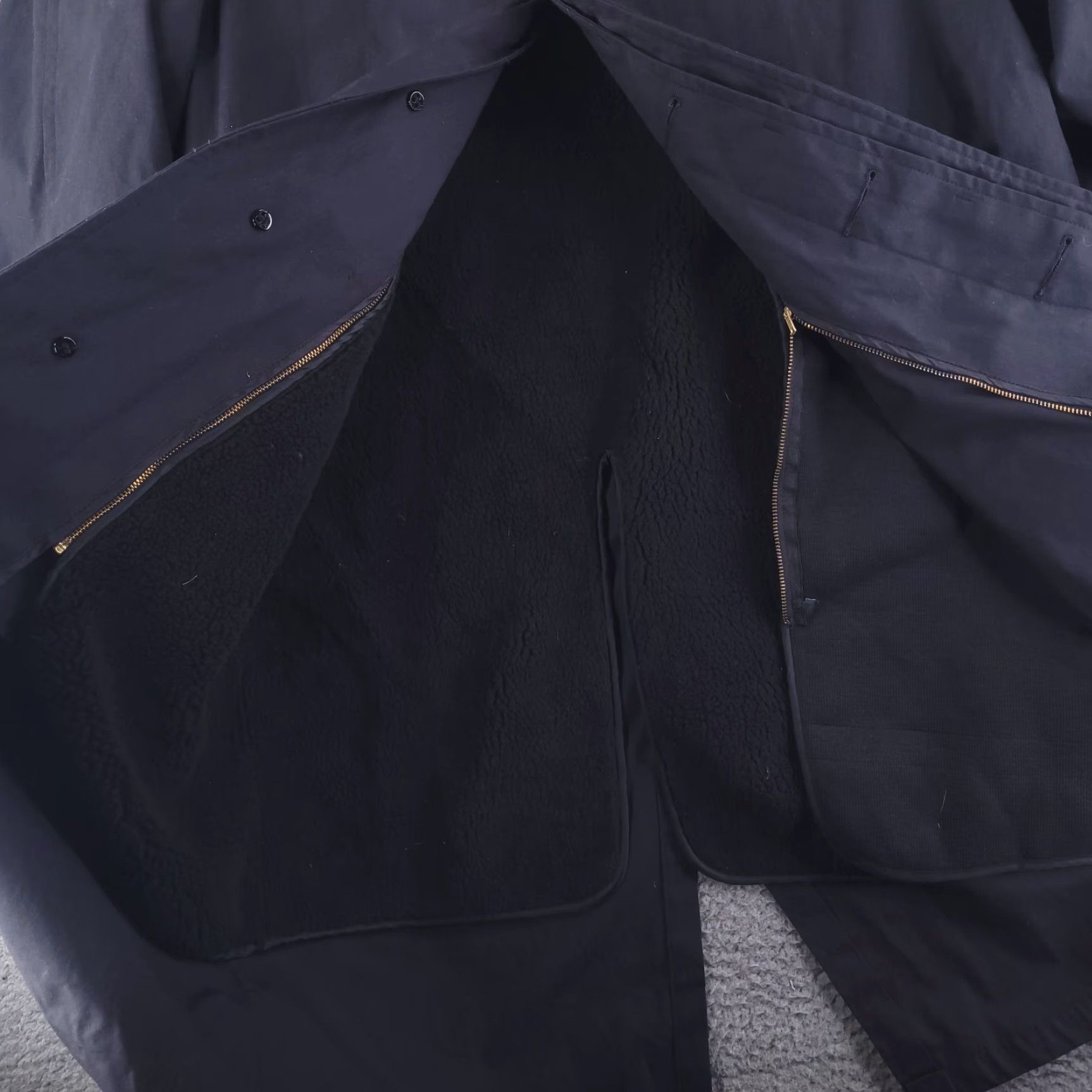 Vintage Defense Logistics Coat Mens 40 Blue Quarterdeck Collection Parka with LINER Militaria Navy Blue Mens Coat 40? Size US XXS / EU 40 - 3 Thumbnail