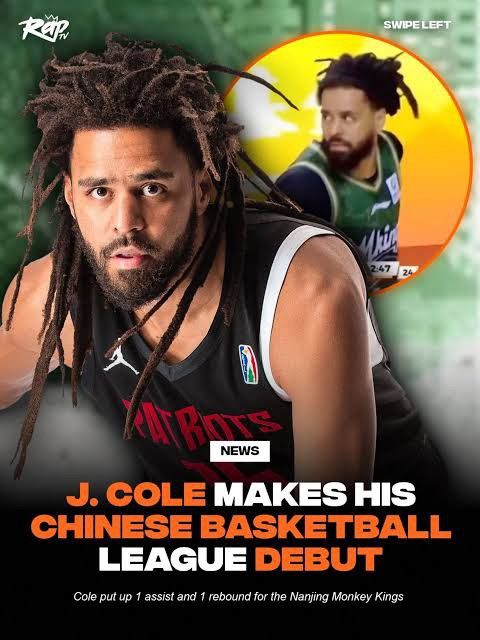 J. Cole J Cole 2026 CBA China Basketball League T-Shirt Size 2XL Size US XXL / EU 58 / 5 - 2 Thumbnail