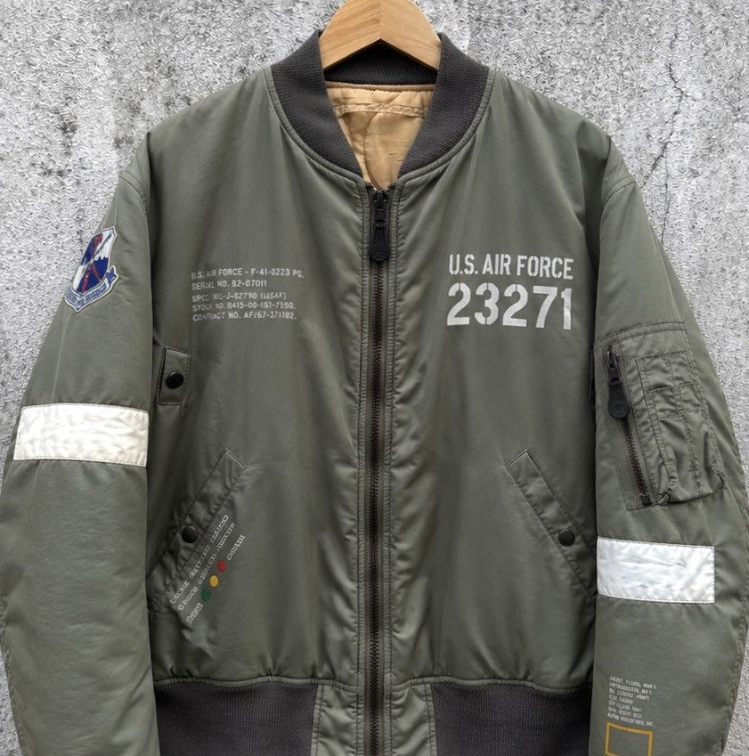 Avirex Rare Vintage Avirex MA1 USAF Military Bomber Jacket Size US L / EU 52-54 / 3 - 2 Thumbnail