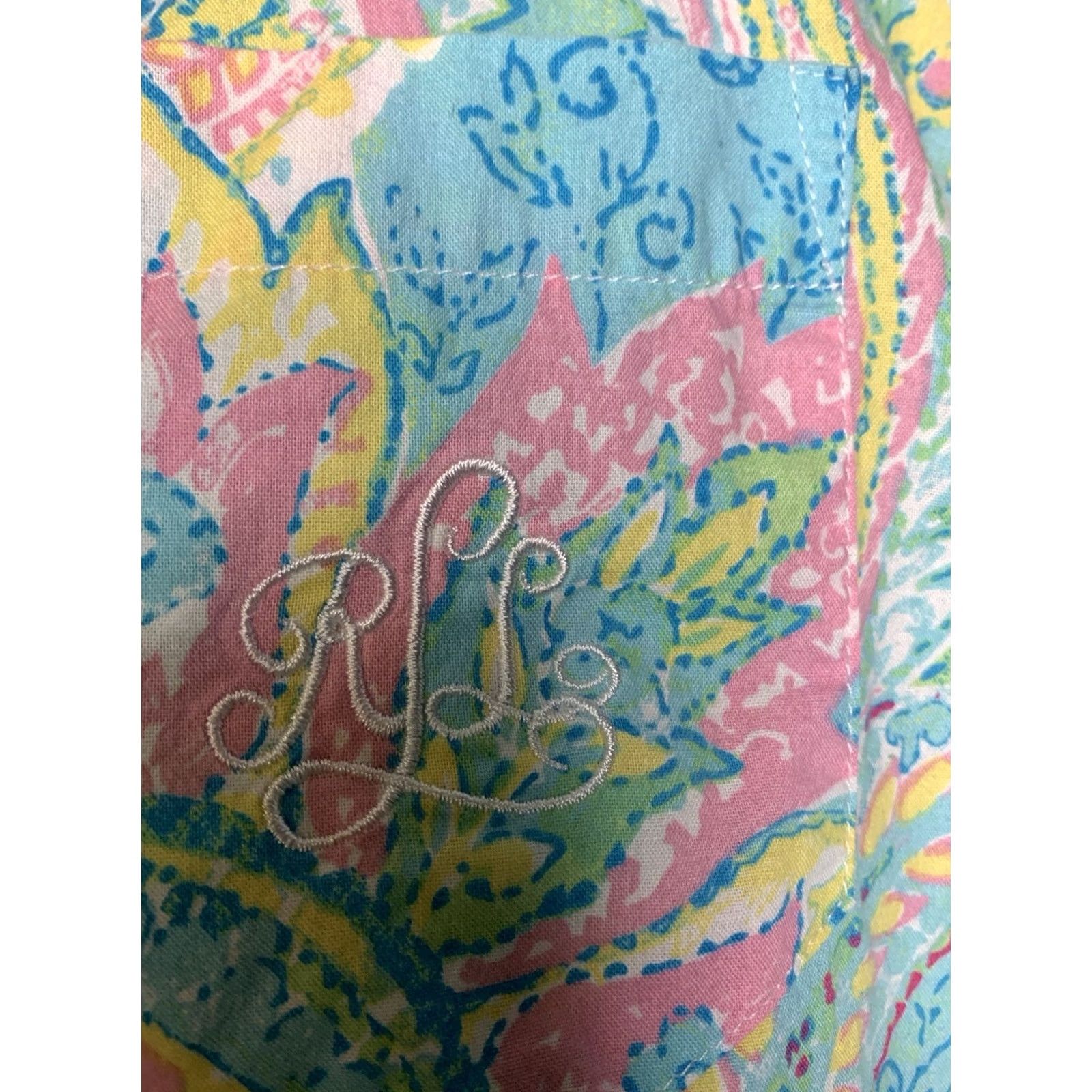 Ralph Lauren Lauren Ralph Lauren Shirt Womens Small Pastel Paisley Garden Party Blouse Size S / US 4 / IT 40 - 4 Thumbnail