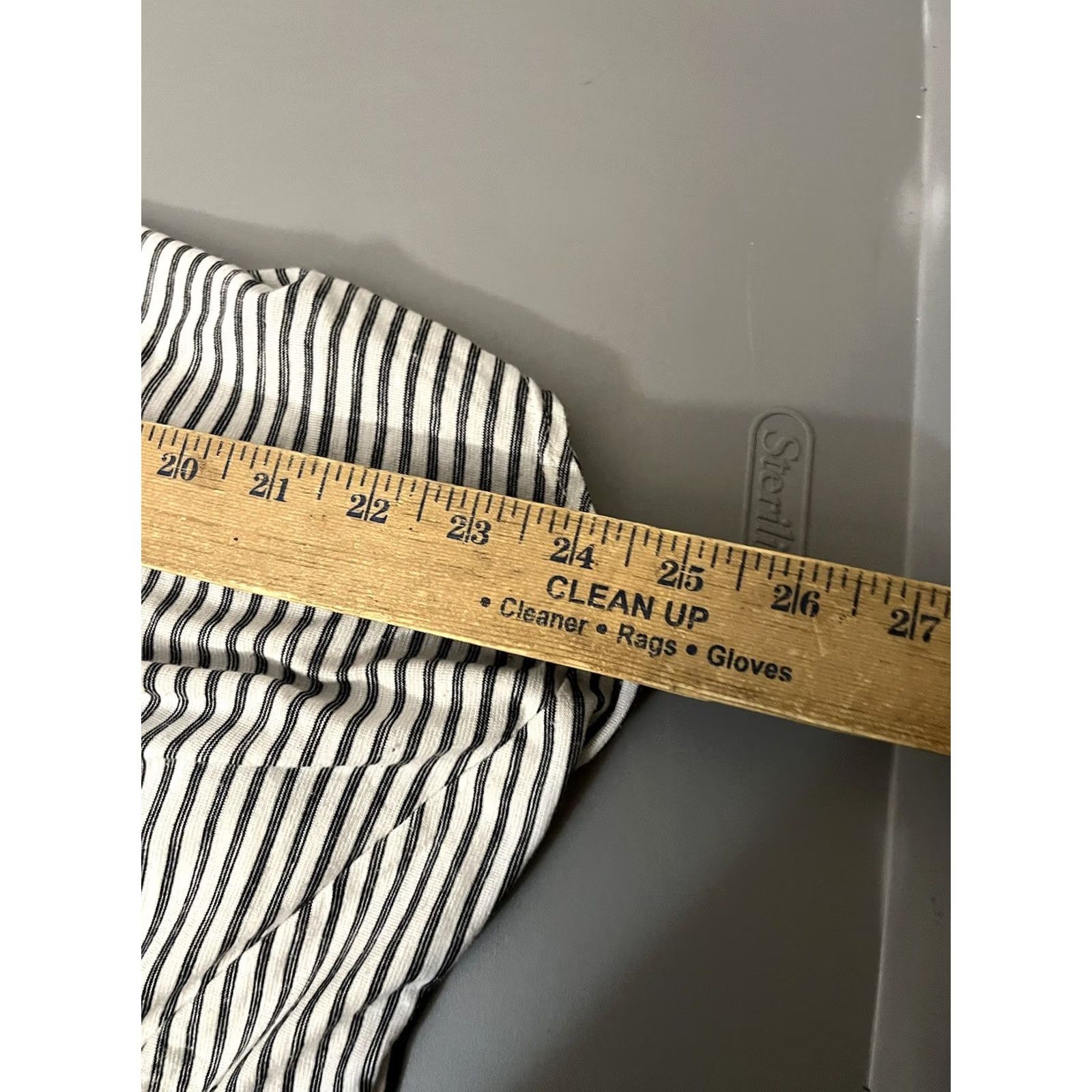 Vintage Max Studio Pullover Top Women’s SZ 2X Black White Striped Tie Wrist Size XXL / US 16-18 / IT 52-54 - 5 Thumbnail