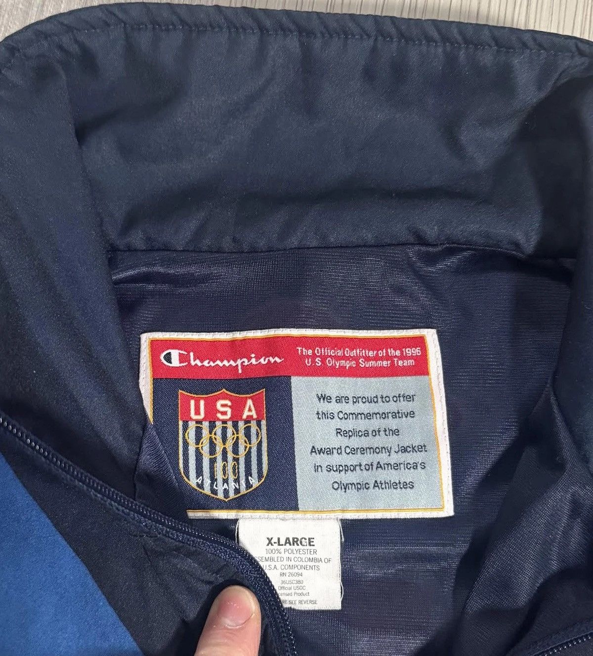 Champion Vintage Champion Team USA Olympic Jacket (Size XL) Size US XL / EU 56 / 4 - 2 Thumbnail