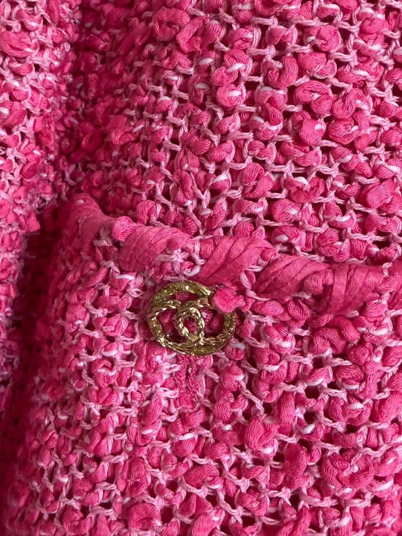 Chanel Chanel Yacht series pink tweed jacket Size XS / US 0-2 / IT 36-38 - 7 Thumbnail