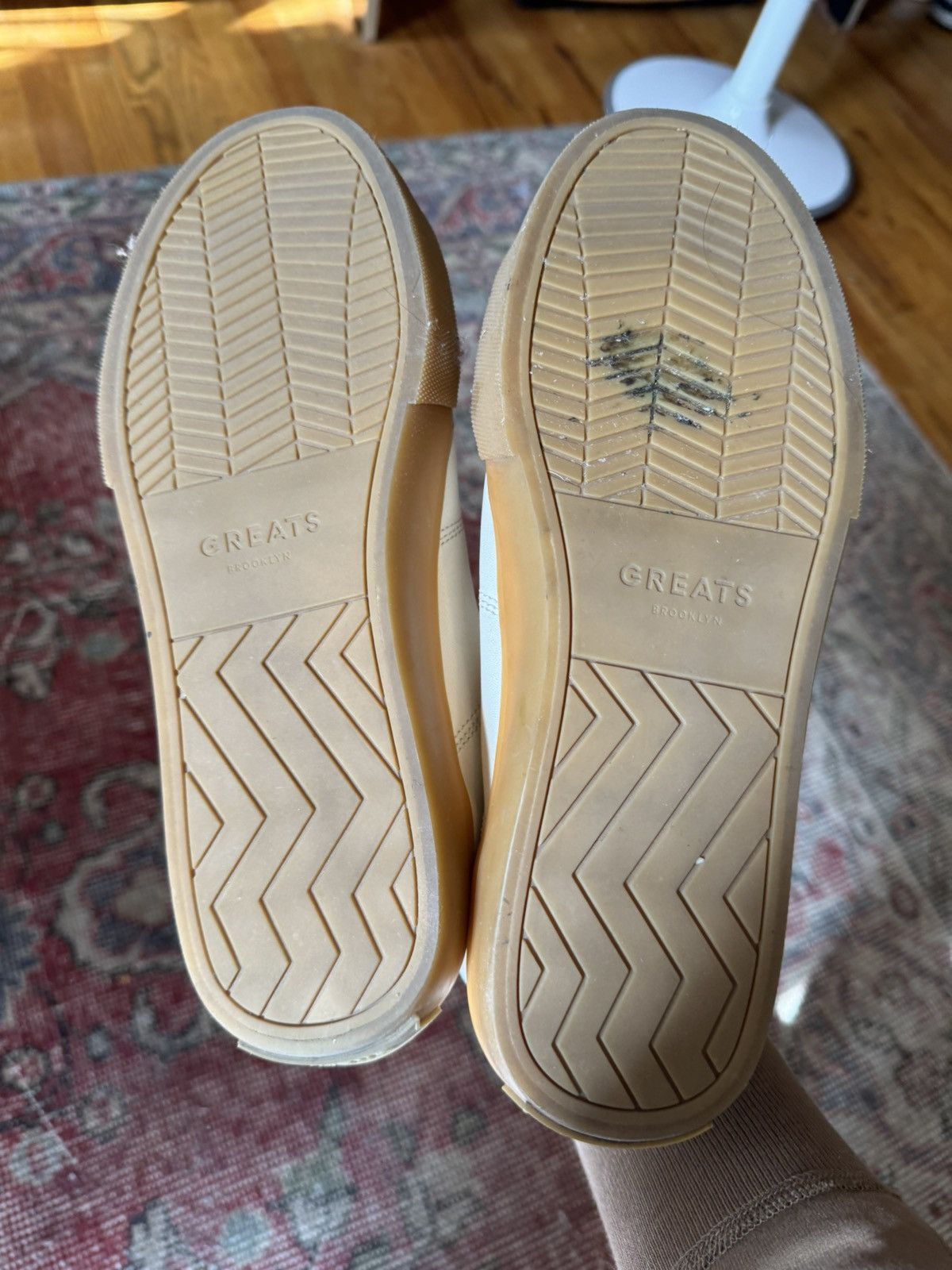 Greats Wooster Mid Leather - Blanco Gum Size US 9.5 / EU 42-43 - 7 Thumbnail