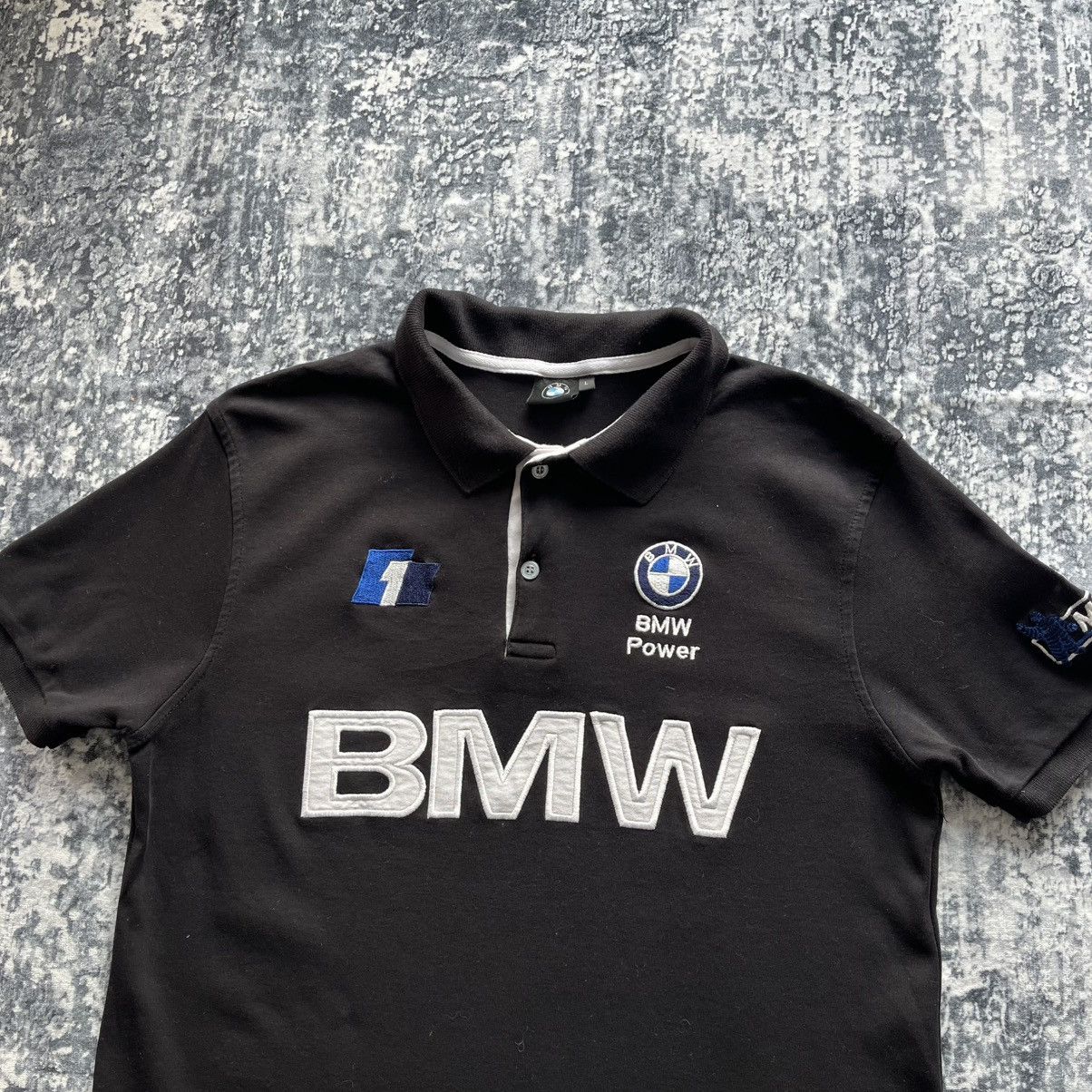BMW BMW Moto Polo Shirt Black Embroidered Racing Logo Michelin Size US M / EU 48-50 / 2 - 3 Thumbnail