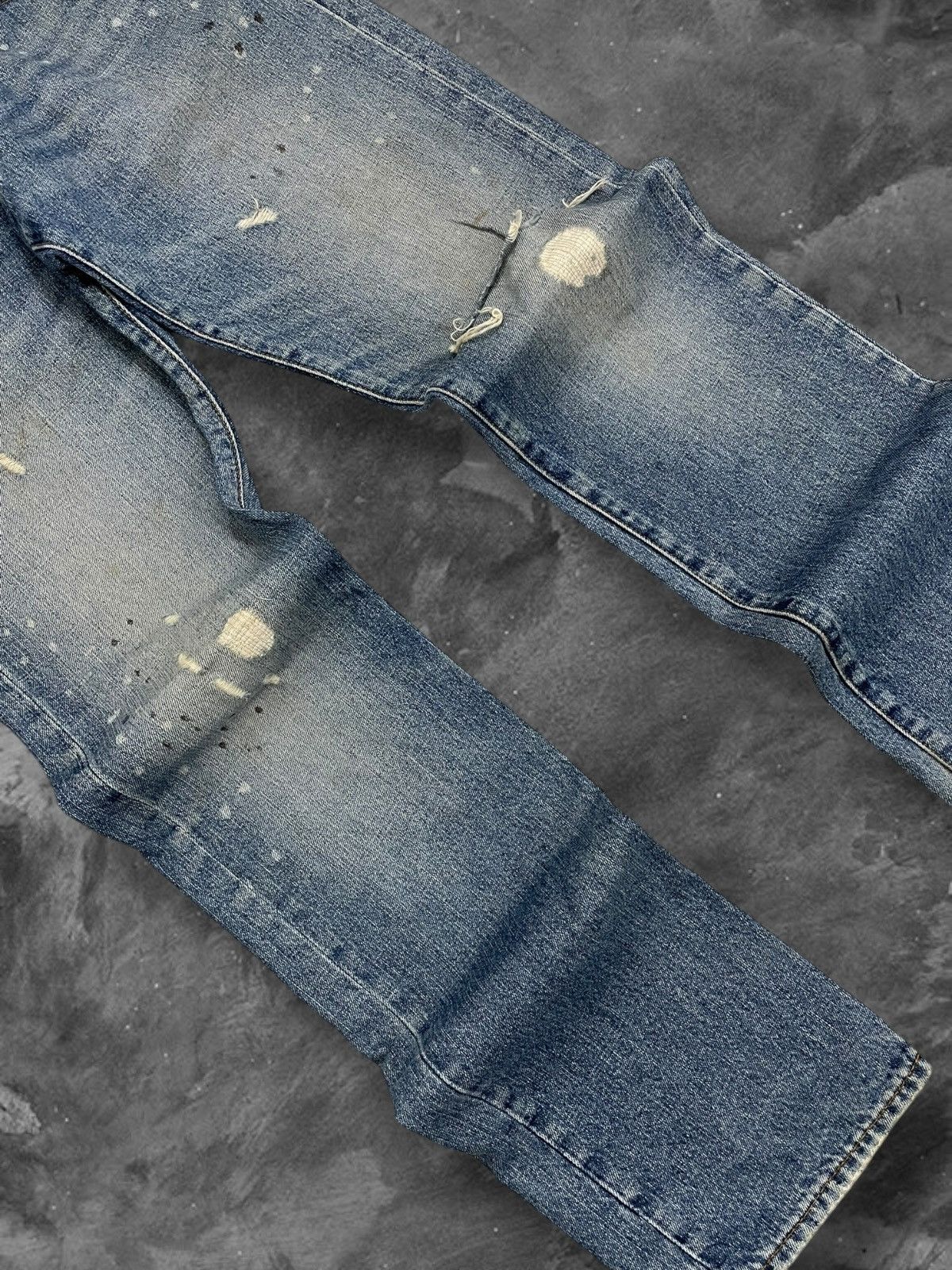 Japanese Brand Vintage 90s Designer Japan In The Attic Splash Grunge Denim Size US 30 / EU 46 - 8 Thumbnail