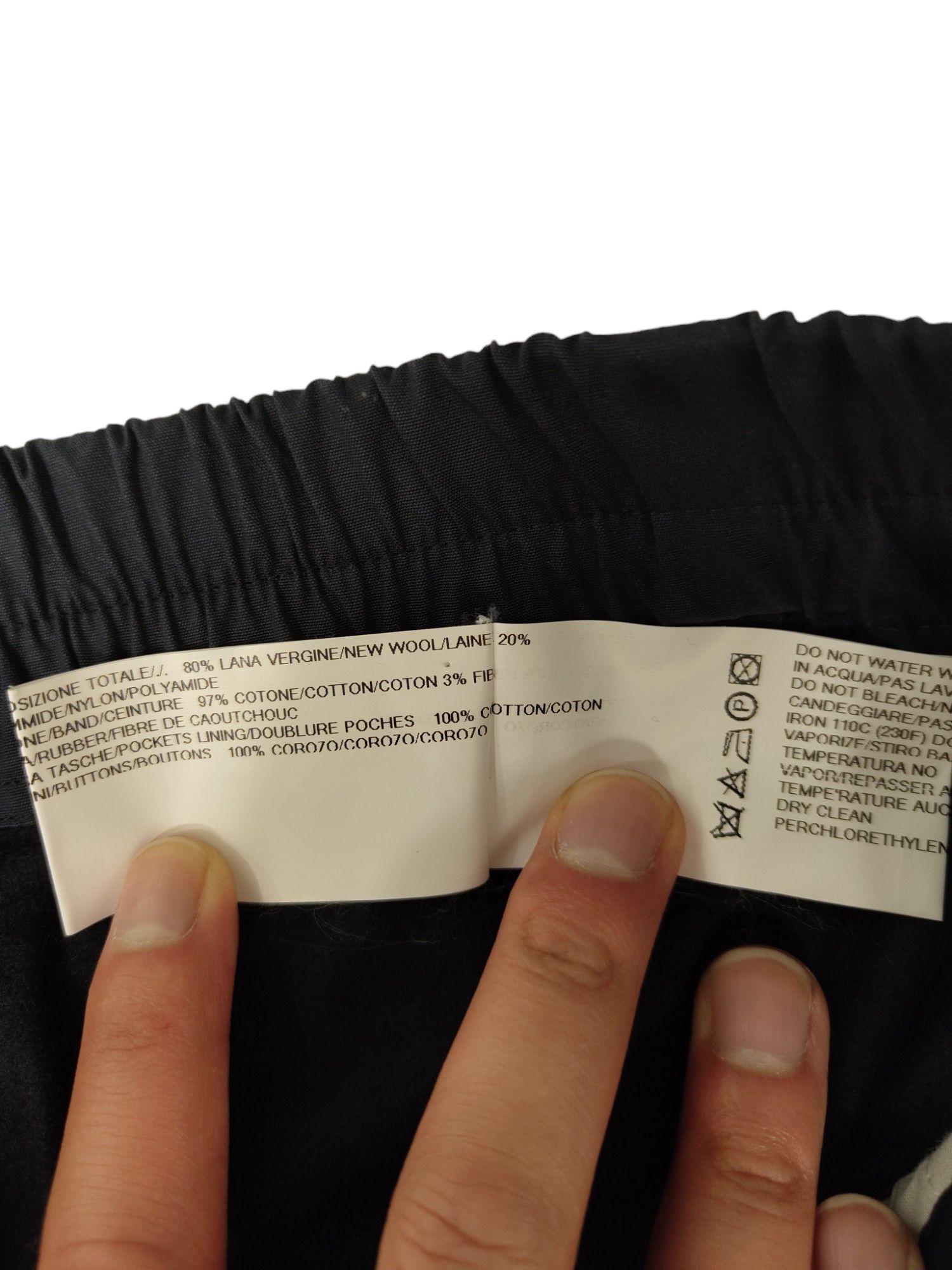 Rick Owens Black Wool Drawstring Pants Size US 34 / EU 50 - 5 Thumbnail