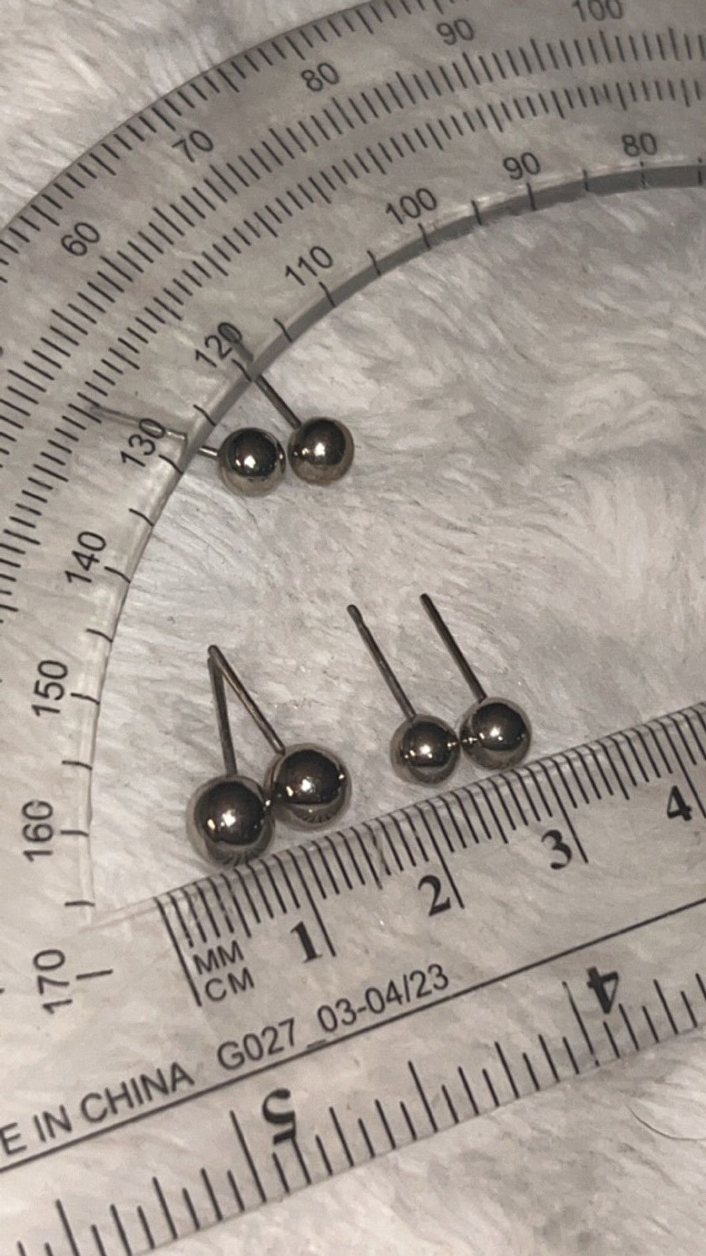 The Unbranded Brand Women's Unbranded Silver Ball Stud Earrings set Size ONE SIZE - 3 Thumbnail