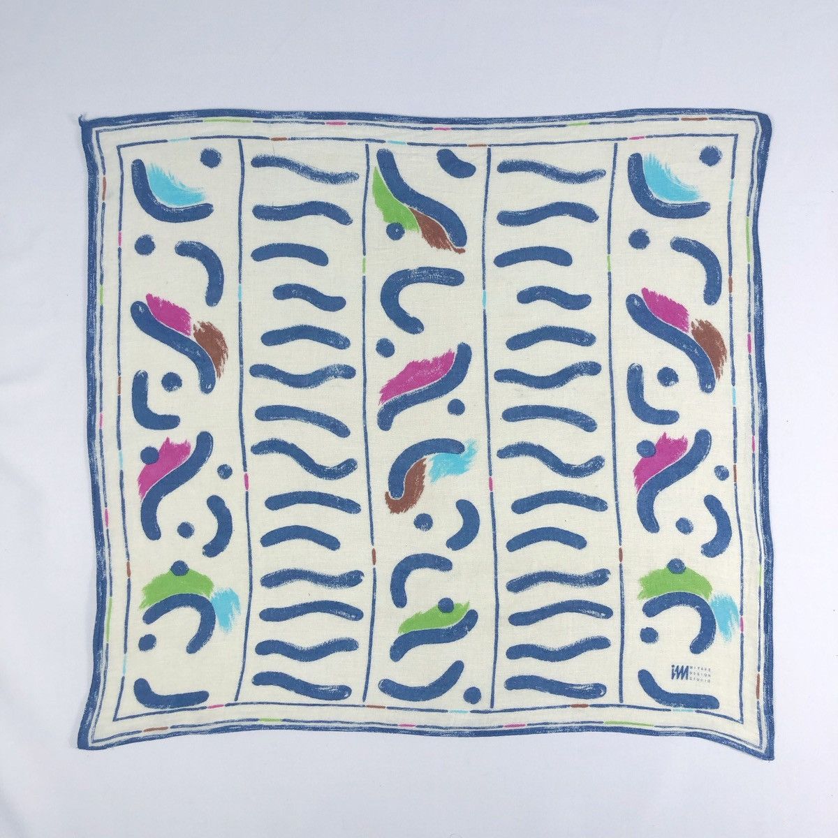 Issey Miyake Rare Vintage Issey Miyake Abstract Handkerchief Bandana Size ONE SIZE - 2 Thumbnail