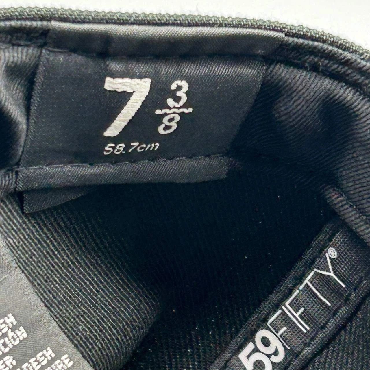 New Era Florida Marlins Hat Men 7 3/8 Black Blue MLB Fitted Cap Size ONE SIZE - 8 Thumbnail