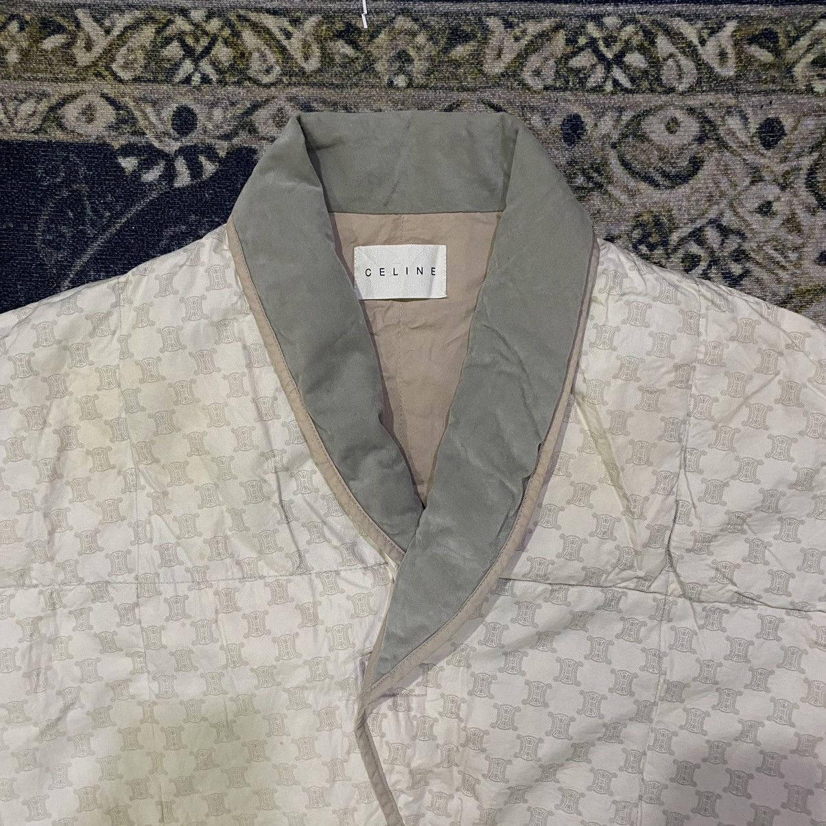 Celine Celine Quilted Monogram Cape Vest - Rare Vintage Size M / US 6-8 / IT 42-44 - 5 Thumbnail