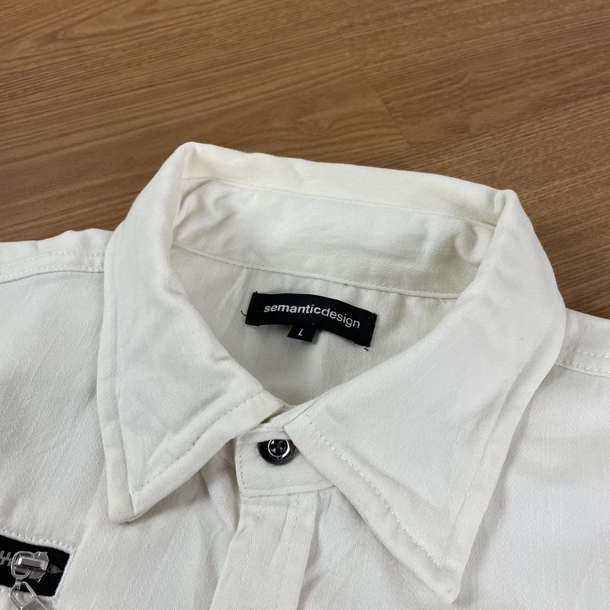14th Addiction × Japanese Brand × Le Grande Bleu (L.G.B.) Semantic Design Work Shirt Bondage LGB Style ifsixwasnine Size US M / EU 48-50 / 2 - 6 Thumbnail