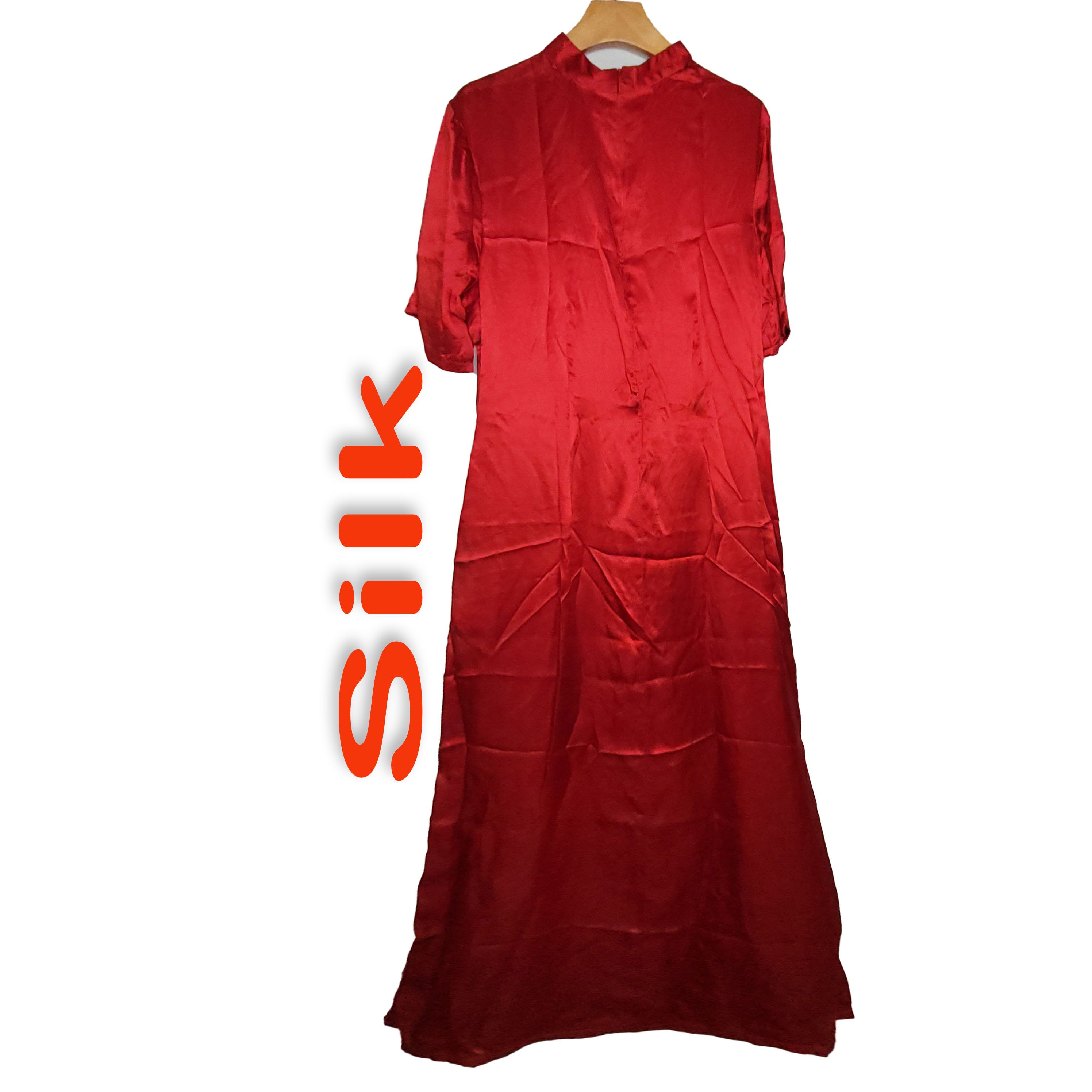 Other Women's Silk Size XL Sleeveless Long Maxi Satin Dress SDB389 Size XL / US 12-14 / IT 48-50 - 1 Thumbnail
