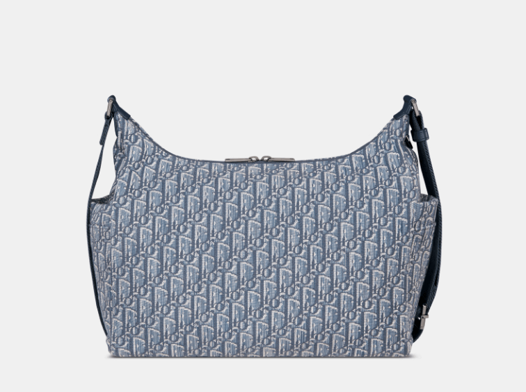 Dior o1w1db10426 1ESME1 Size: OS/ Medium Rider Hobo Bag in Blue Size ONE SIZE - 5 Thumbnail