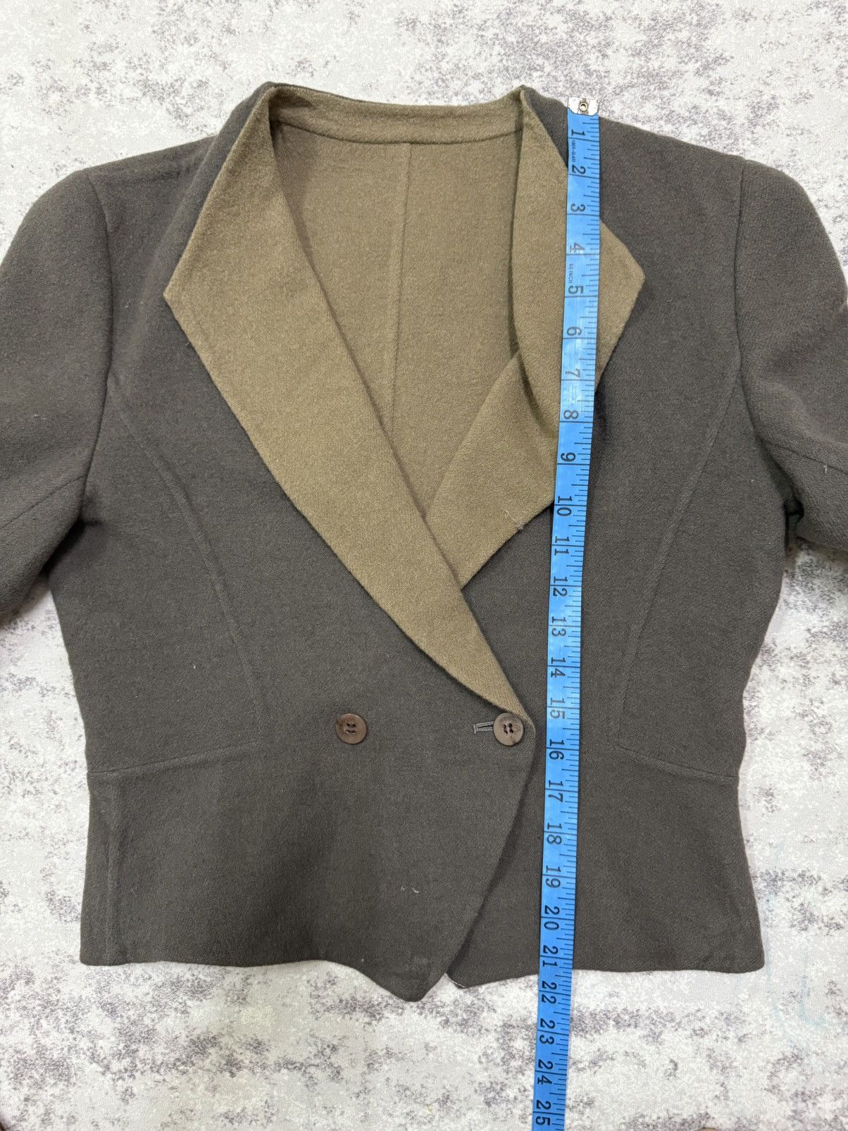 Aquascutum Aquascutum Regent 100 Cropped Wool Blazer Jacket Size S / US 4 / IT 40 - 18 Thumbnail