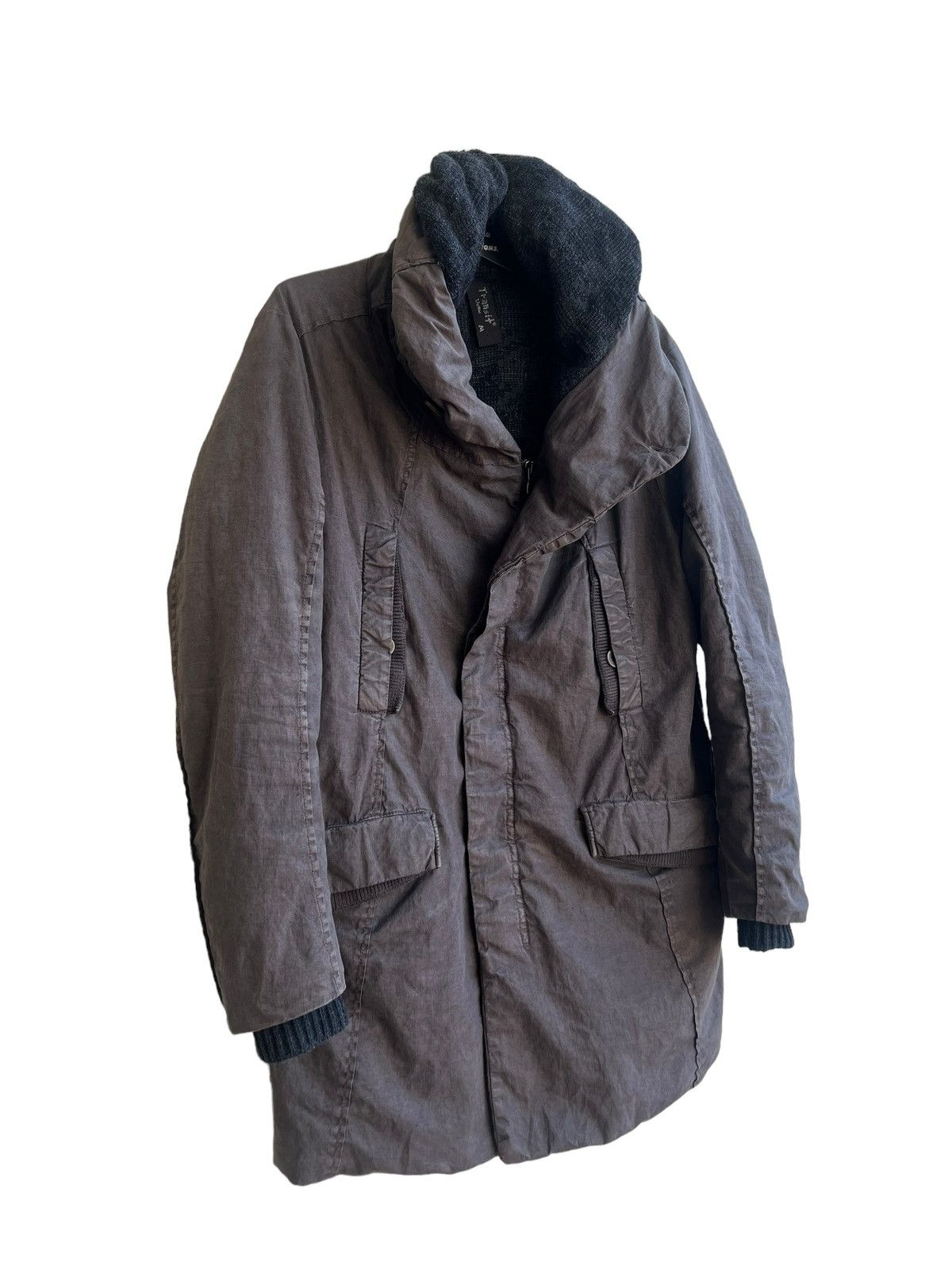 Transit Uomo Vintage Transit Uomo V310 Linen Hoodie Coat Parka Jacket Size US M / EU 48-50 / 2 - 4 Thumbnail