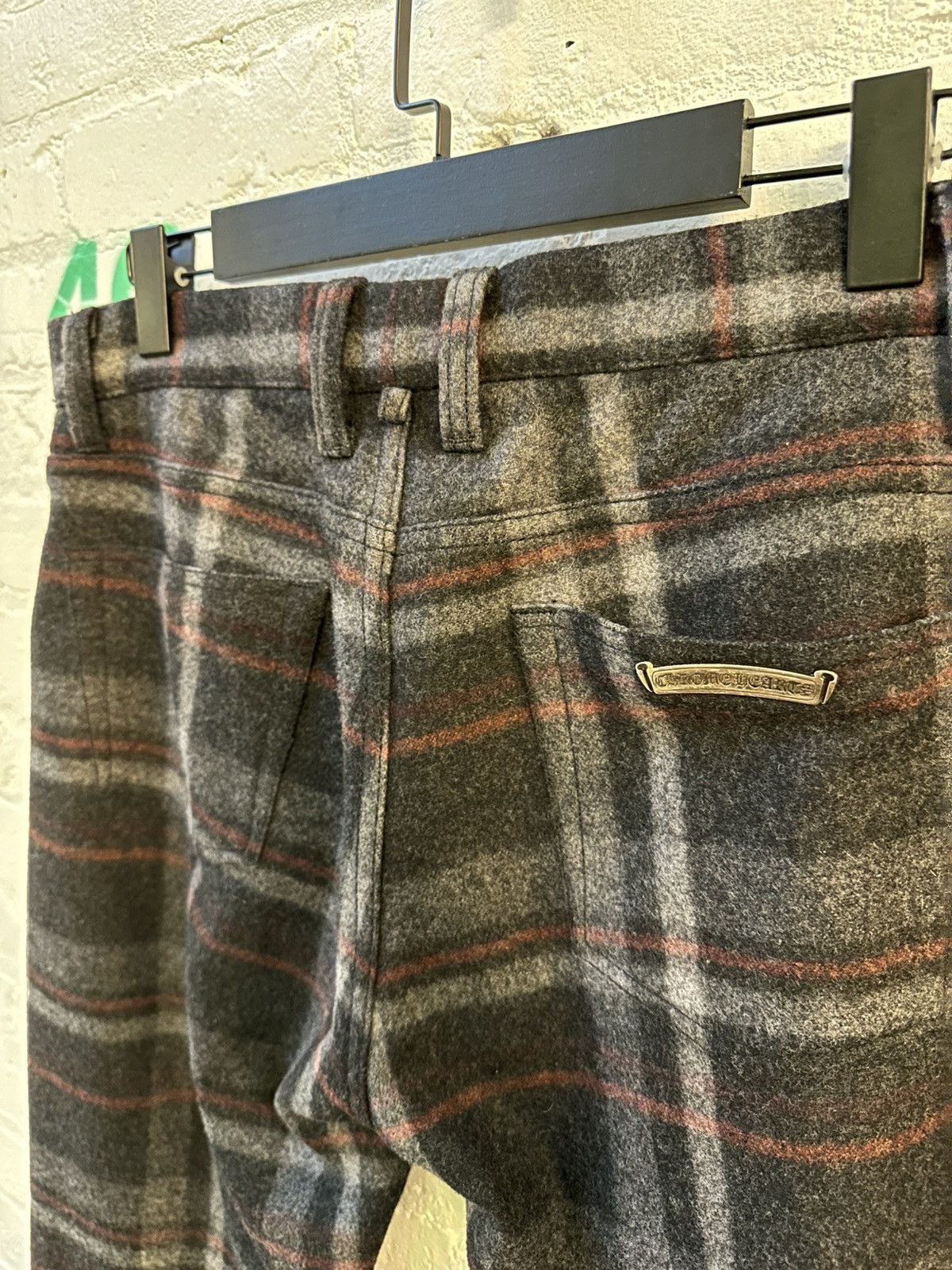 Chrome Hearts CHROME HEARTS WOOL PATTERNED PANTS XXL Size US 38 / EU 54 - 4 Thumbnail