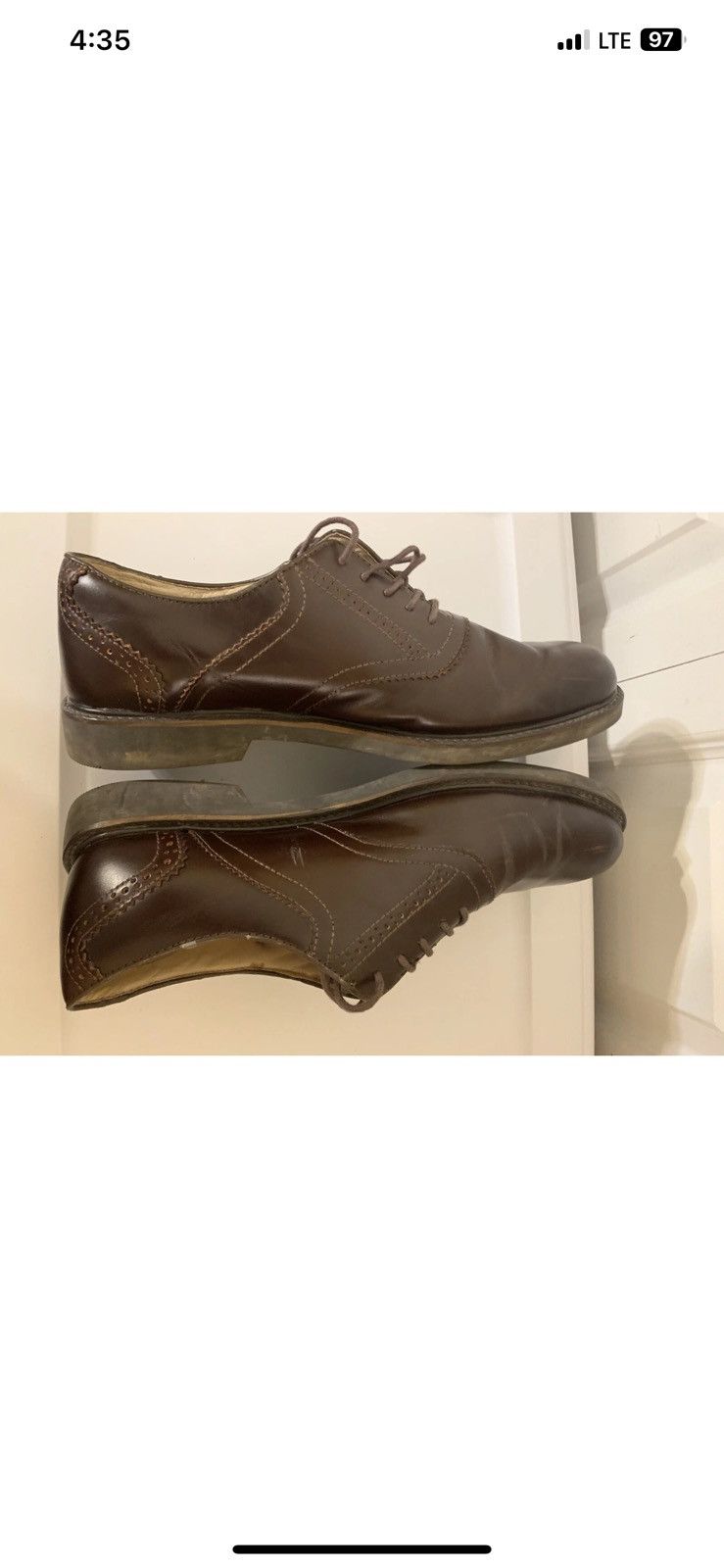 Other Thad Stuart mens sz 11 leather shoes oxfords Size US 11 / EU 44 - 8 Thumbnail