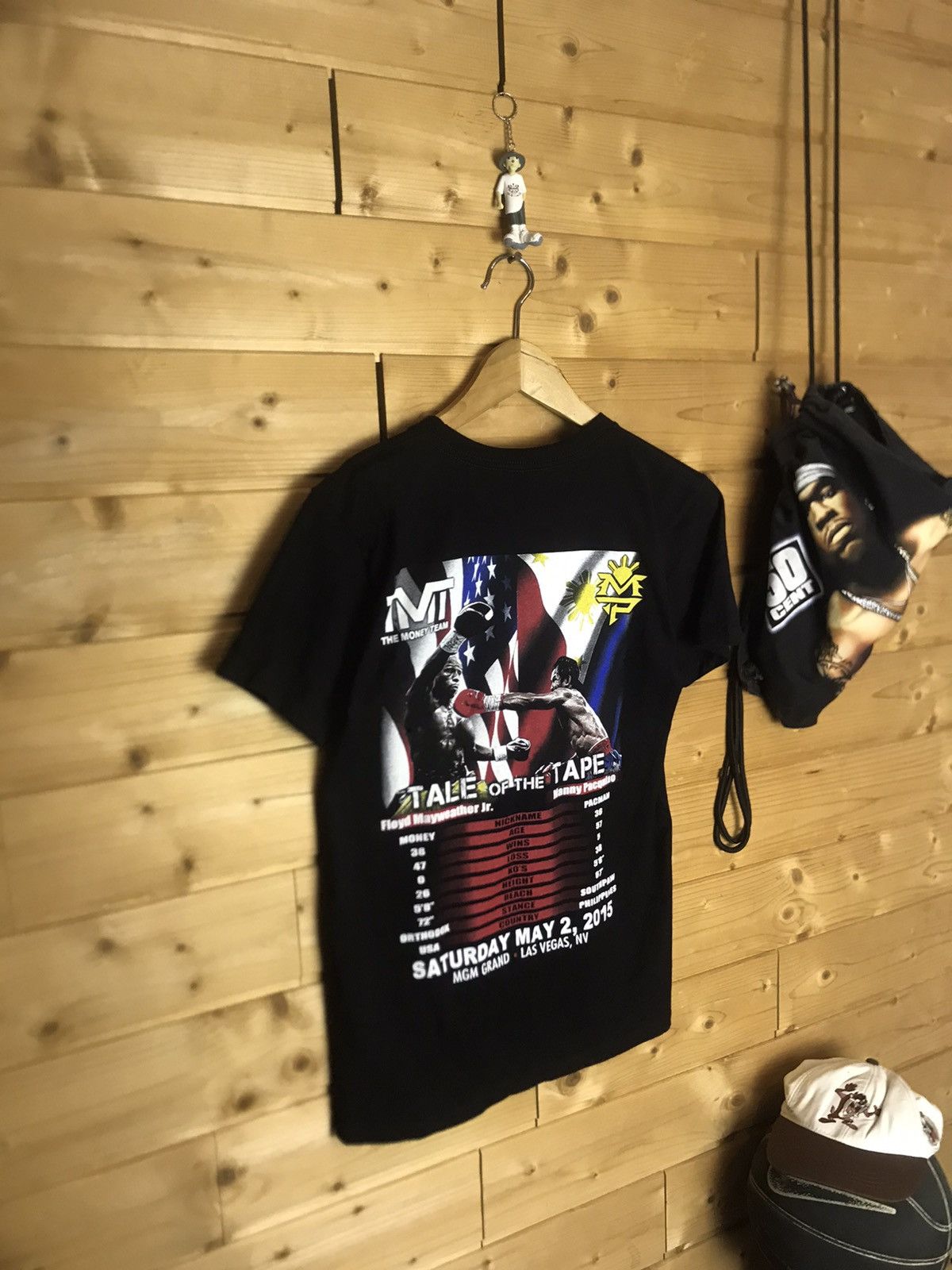 Vintage Mayweather vs Paquaio t-shirt Size US S / EU 44-46 / 1 - 6 Thumbnail