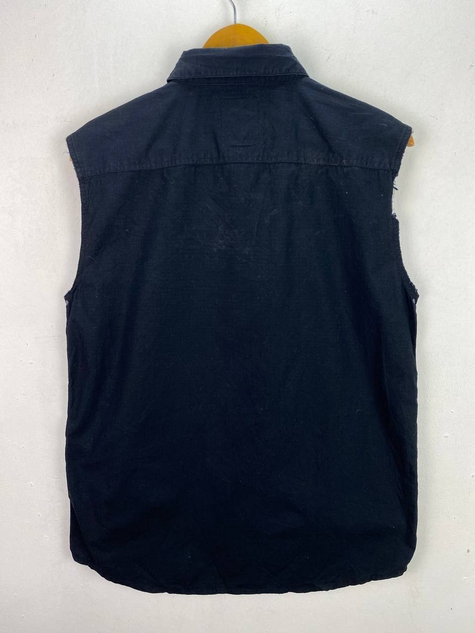 Vintage vintage bundeswear ripstop jacket cut-off sleeves Size US L / EU 52-54 / 3 - 9 Thumbnail