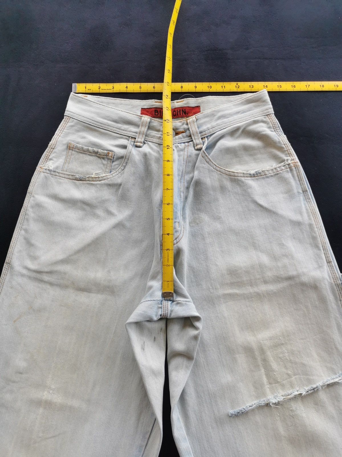 Big John Baggy Carpenter Distressed Big John Jeans Size US 28 / EU 44 - 11 Thumbnail