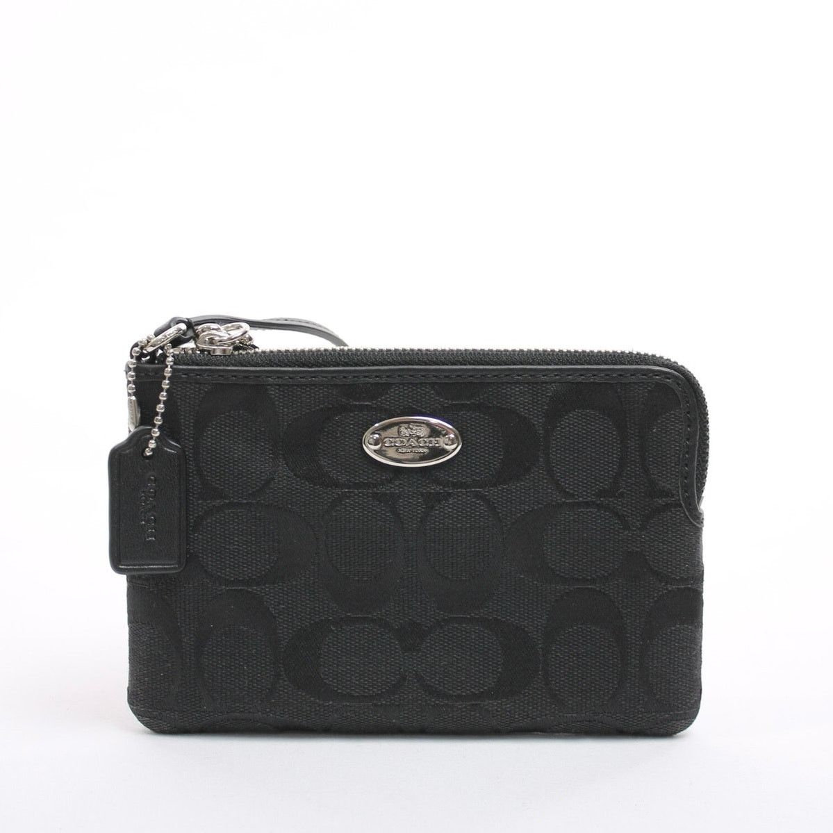 Coach Coach Signature Canvas Corner Zip Wristlet Size ONE SIZE - 1 Thumbnail