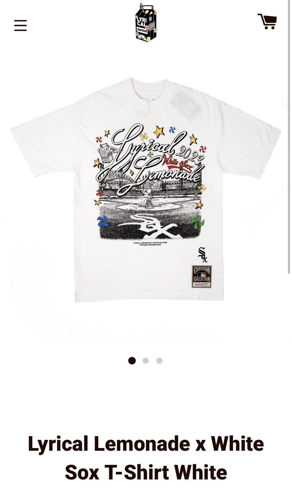 Lyrical Lemonade White Sox Tee 08/30 hot exclusive