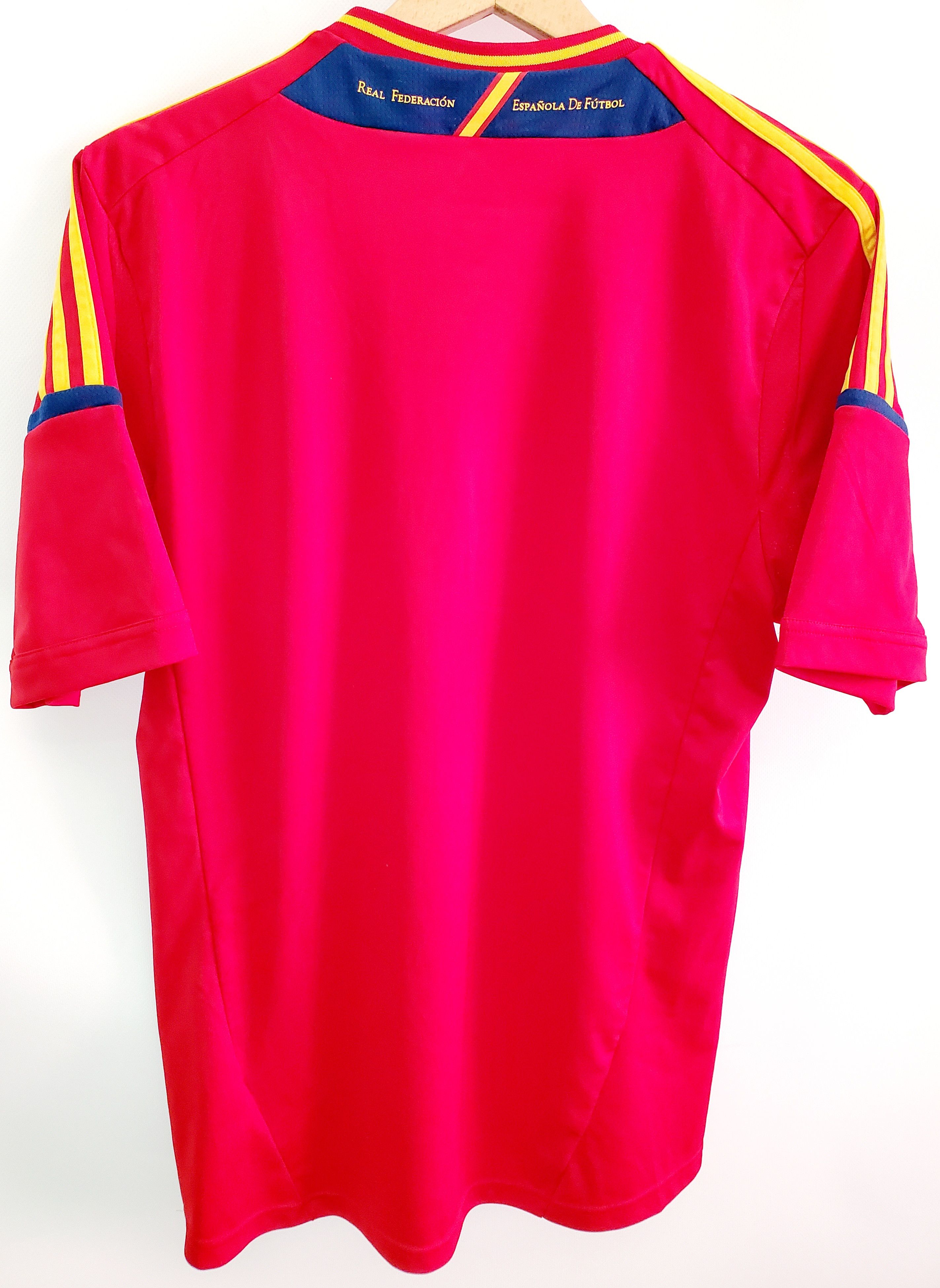 Adidas SPAIN NATIONAL TEAM 2012-13 HOME jersey ideal condition M Size US M / EU 48-50 / 2 - 5 Thumbnail