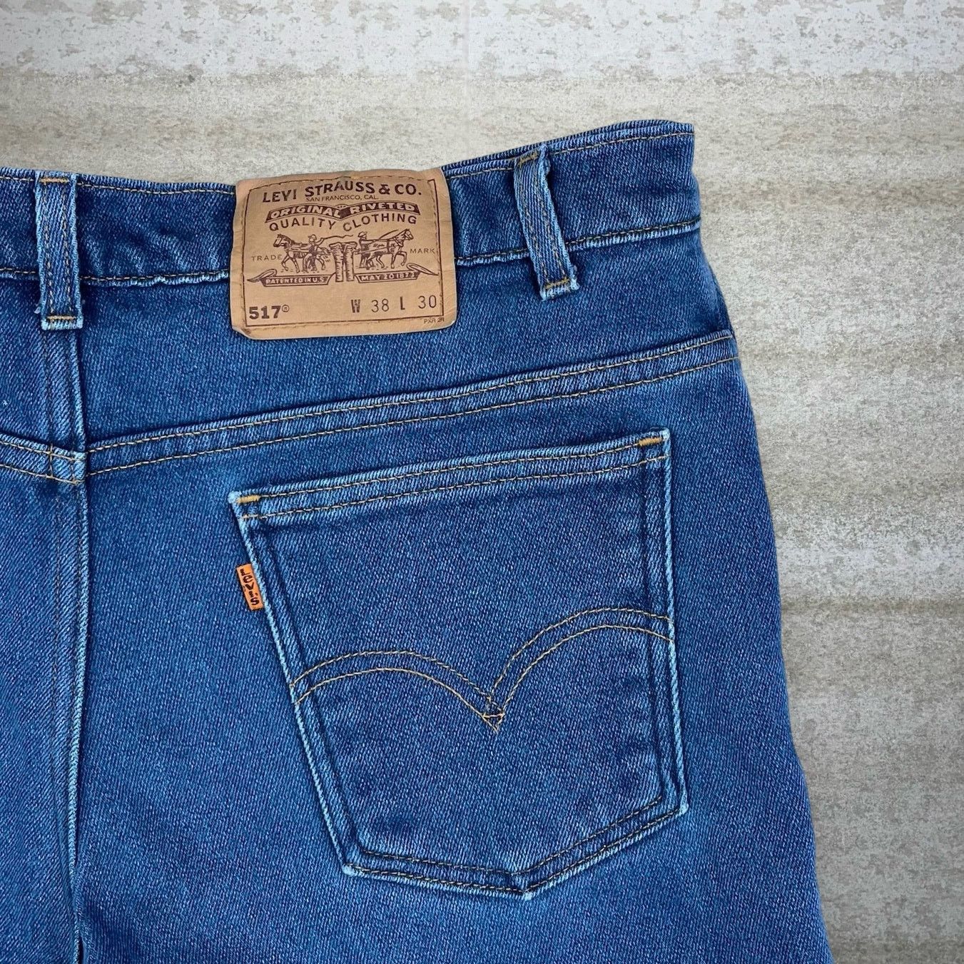 Levi's Vintage 90s Orange Tab Levis Jeans 38x30 Bootcut Dark Wash Size US 38 / EU 54 - 3 Thumbnail