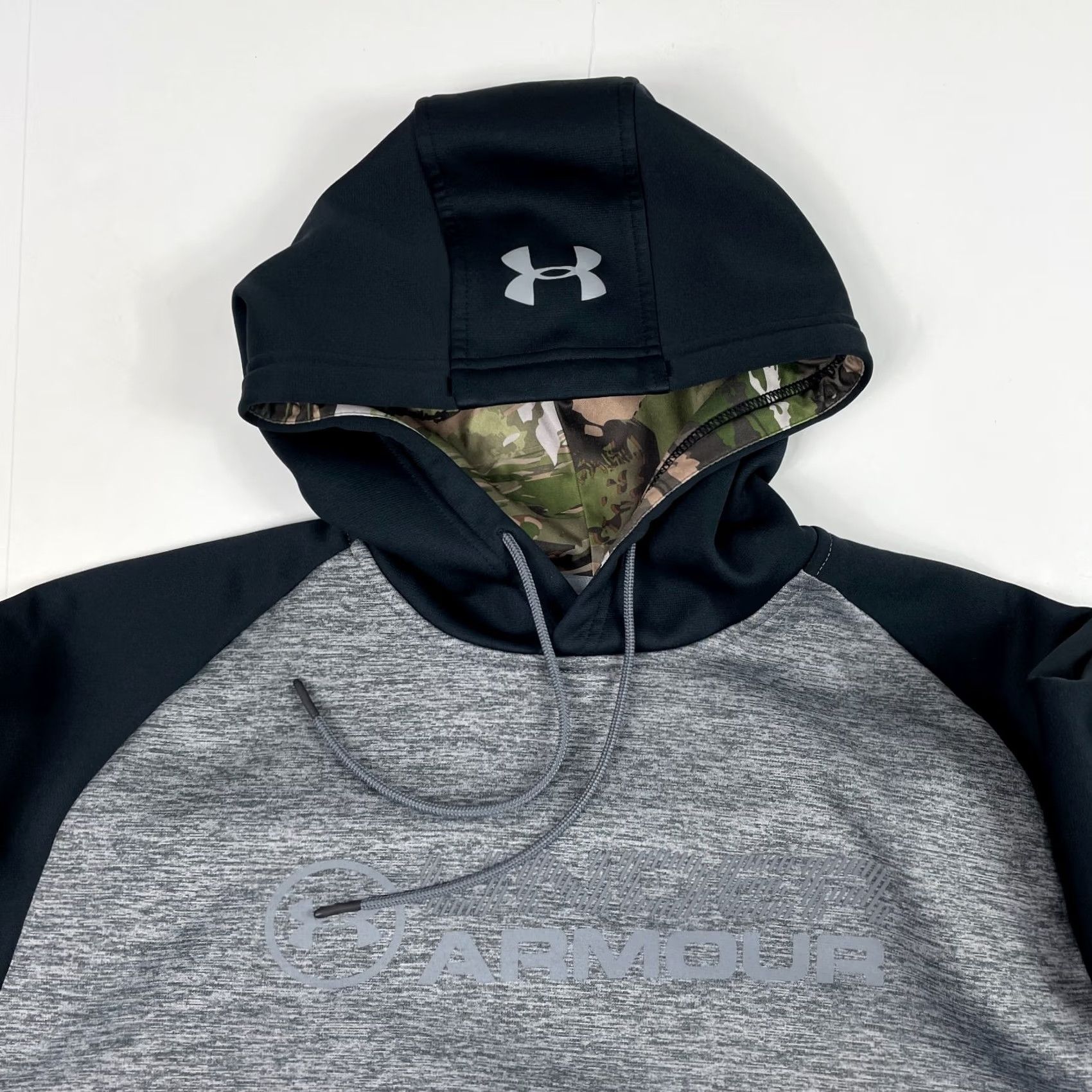 Under Armour Under Armour Hoodie Men Medium Gray ColdGear Fleece Lined Long Sleeve Pullover Logo Size US M / EU 48-50 / 2 - 7 Thumbnail