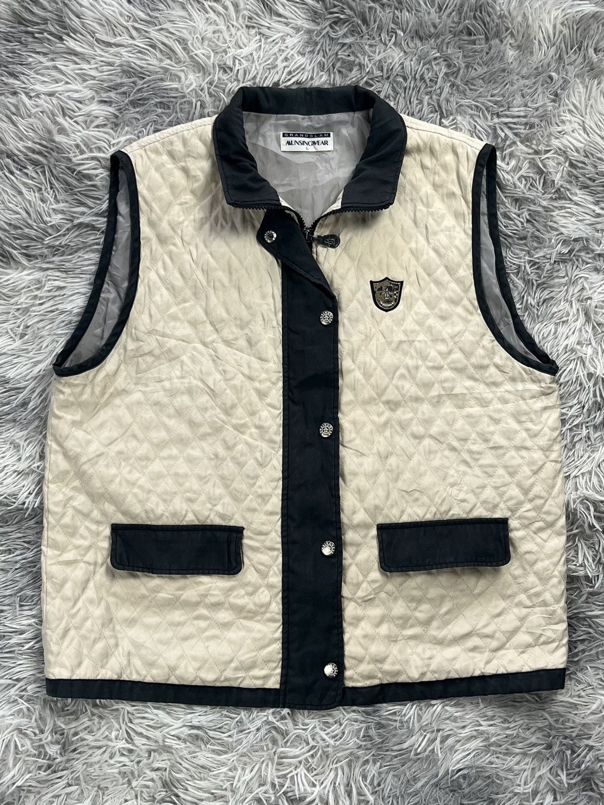 Grand Slam Vintage Grandslam Munsingwear Vest Size US L / EU 52-54 / 3 - 1 Thumbnail