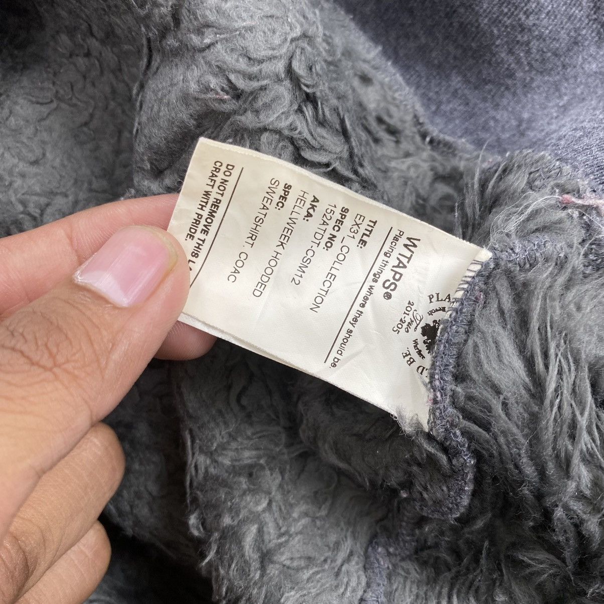 Wtaps AW16 Wtaps Hellweek Hoody Charcoal Fur Pull Over Hoodie Size US M / EU 48-50 / 2 - 10 Thumbnail